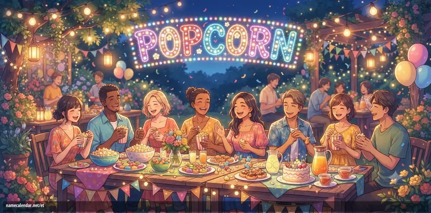 Nimepäeva ja nime tähistamine - Popcorn