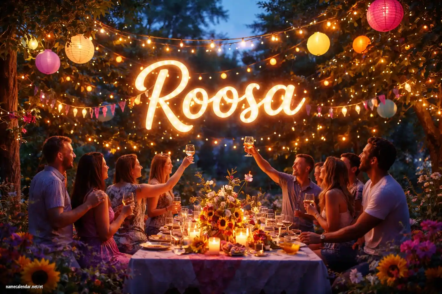 Nimepäeva ja nime tähistamine - Roosa