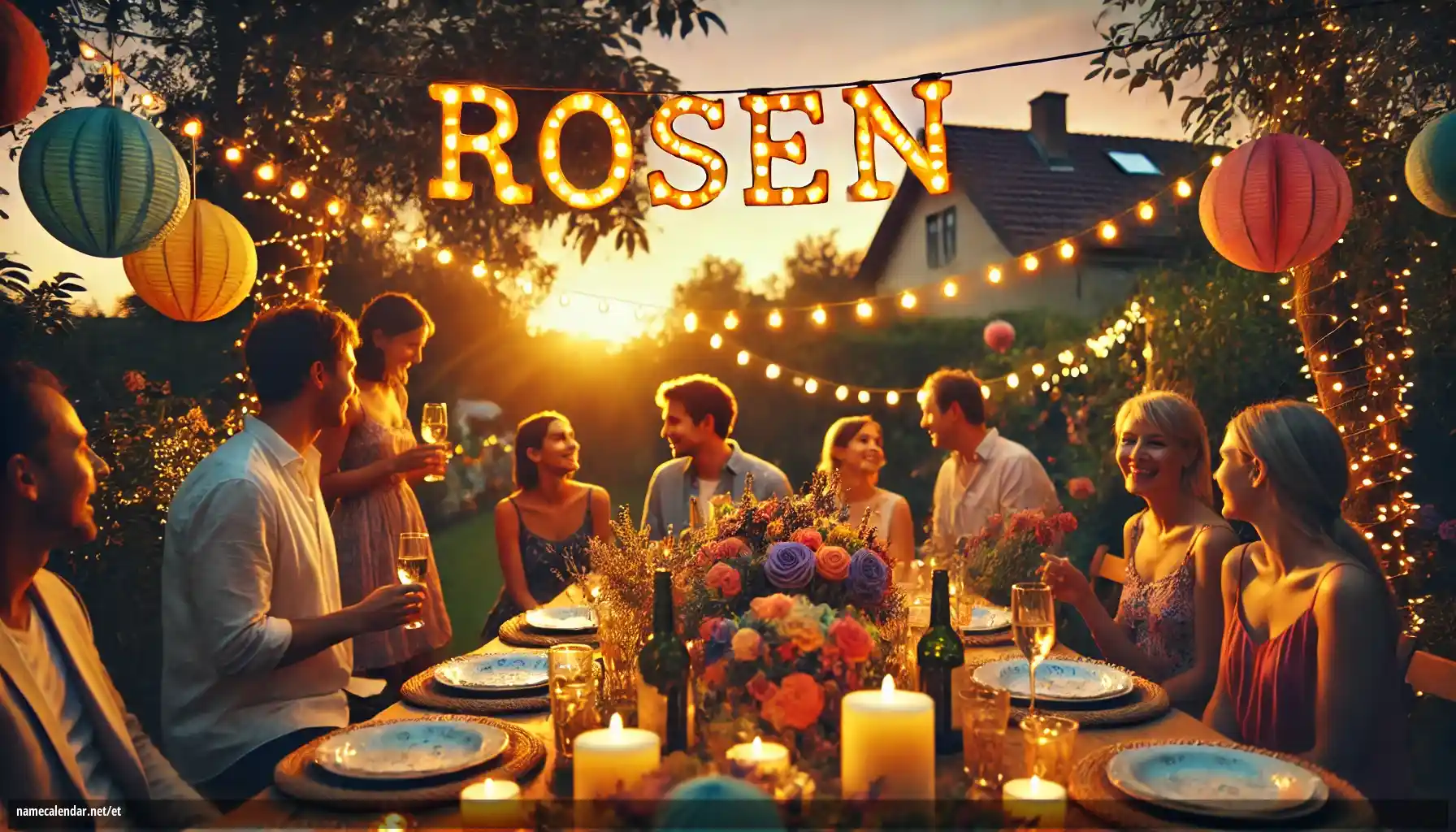 Nimepäeva ja nime tähistamine - Rosen