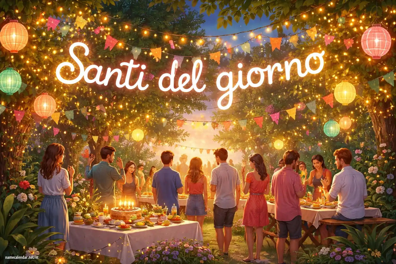 Nimepäeva ja nime tähistamine - Santi del giorno