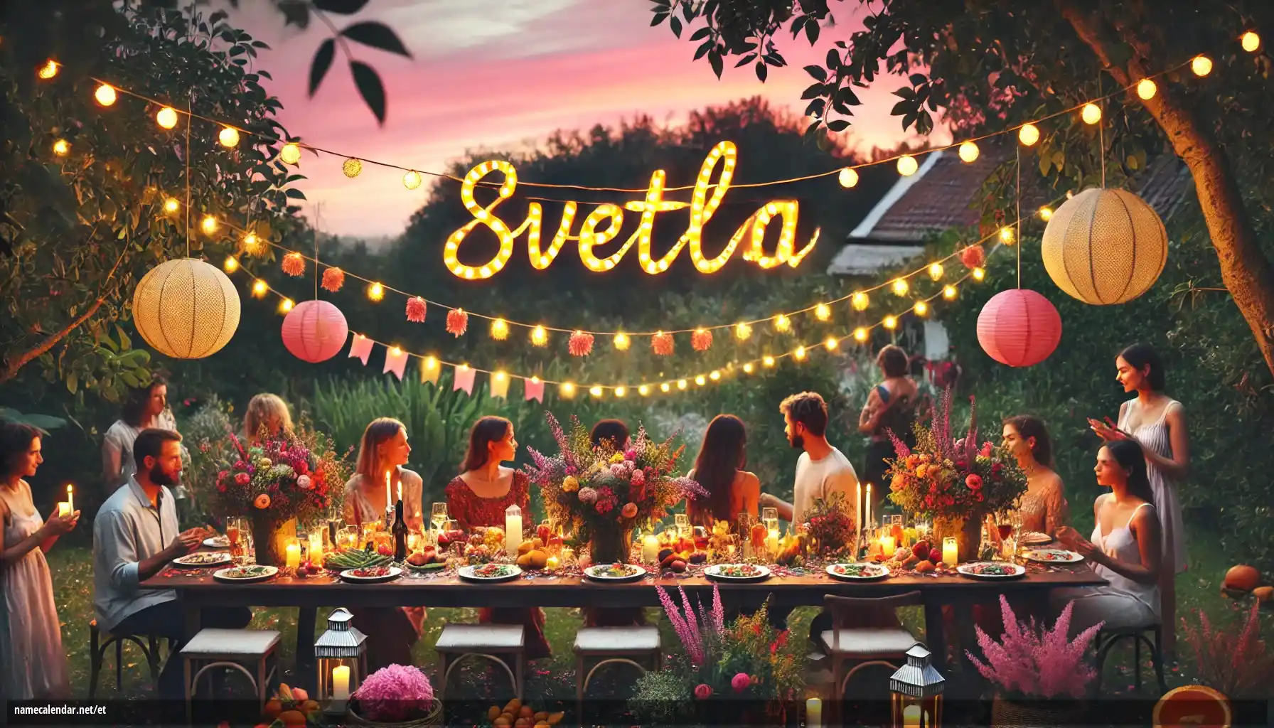 Nimepäeva ja nime tähistamine - Svetla