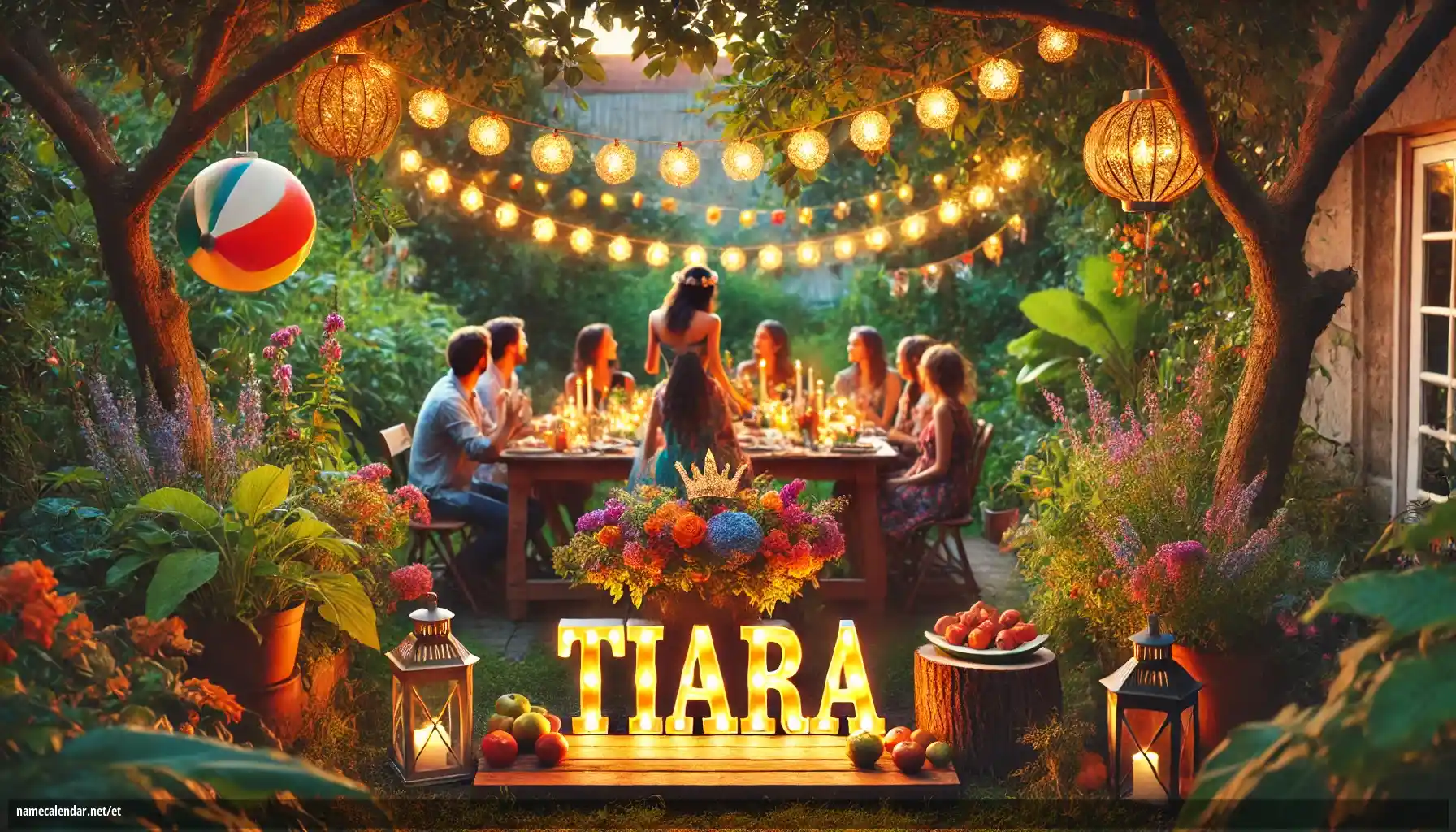 Nimepäeva ja nime tähistamine - Tiara