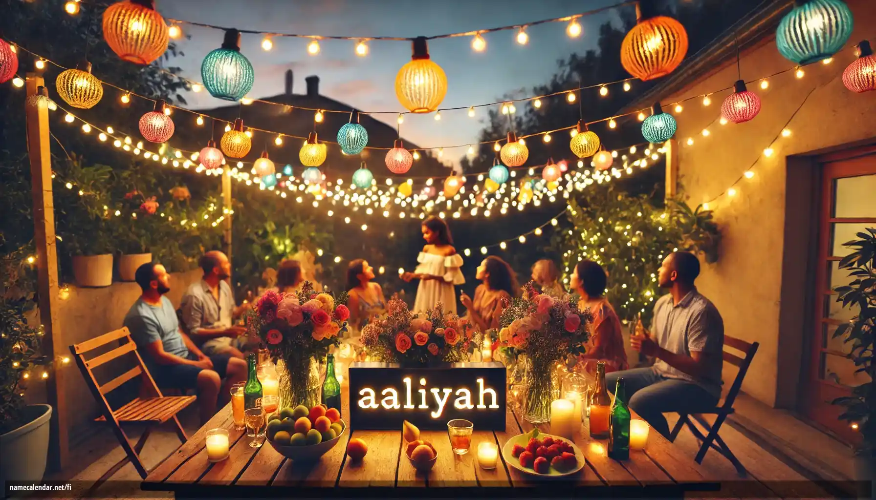 Nimipäivän ja nimen juhliminen - Aaliyah