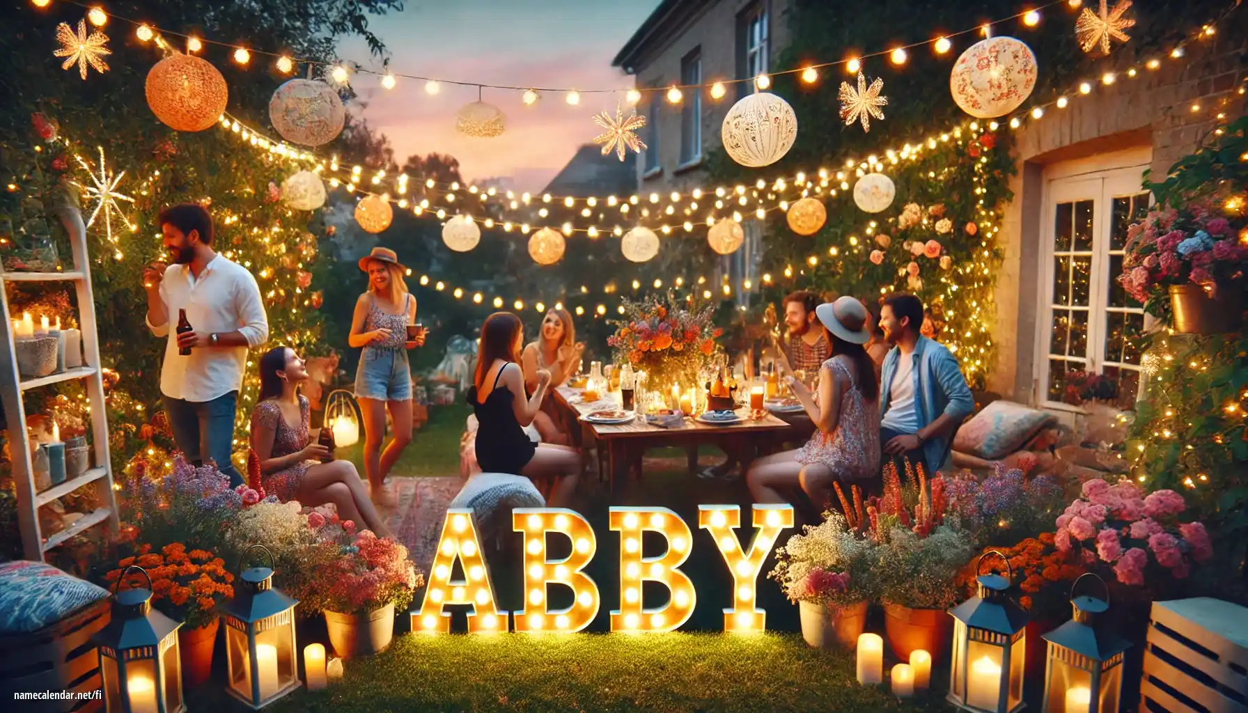 Nimipäivän ja nimen juhliminen - Abby