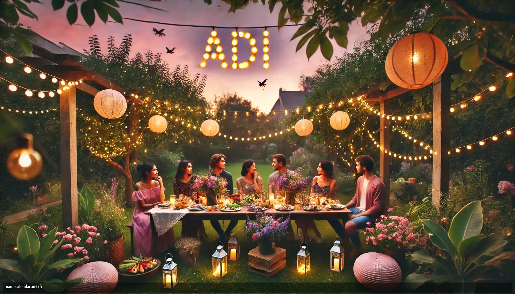 Nimipäivän ja nimen juhliminen - Adi