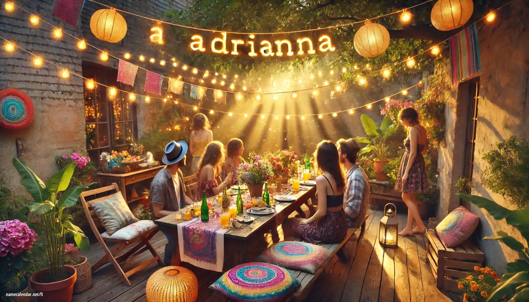 Nimipäivän ja nimen juhliminen - Adrianna