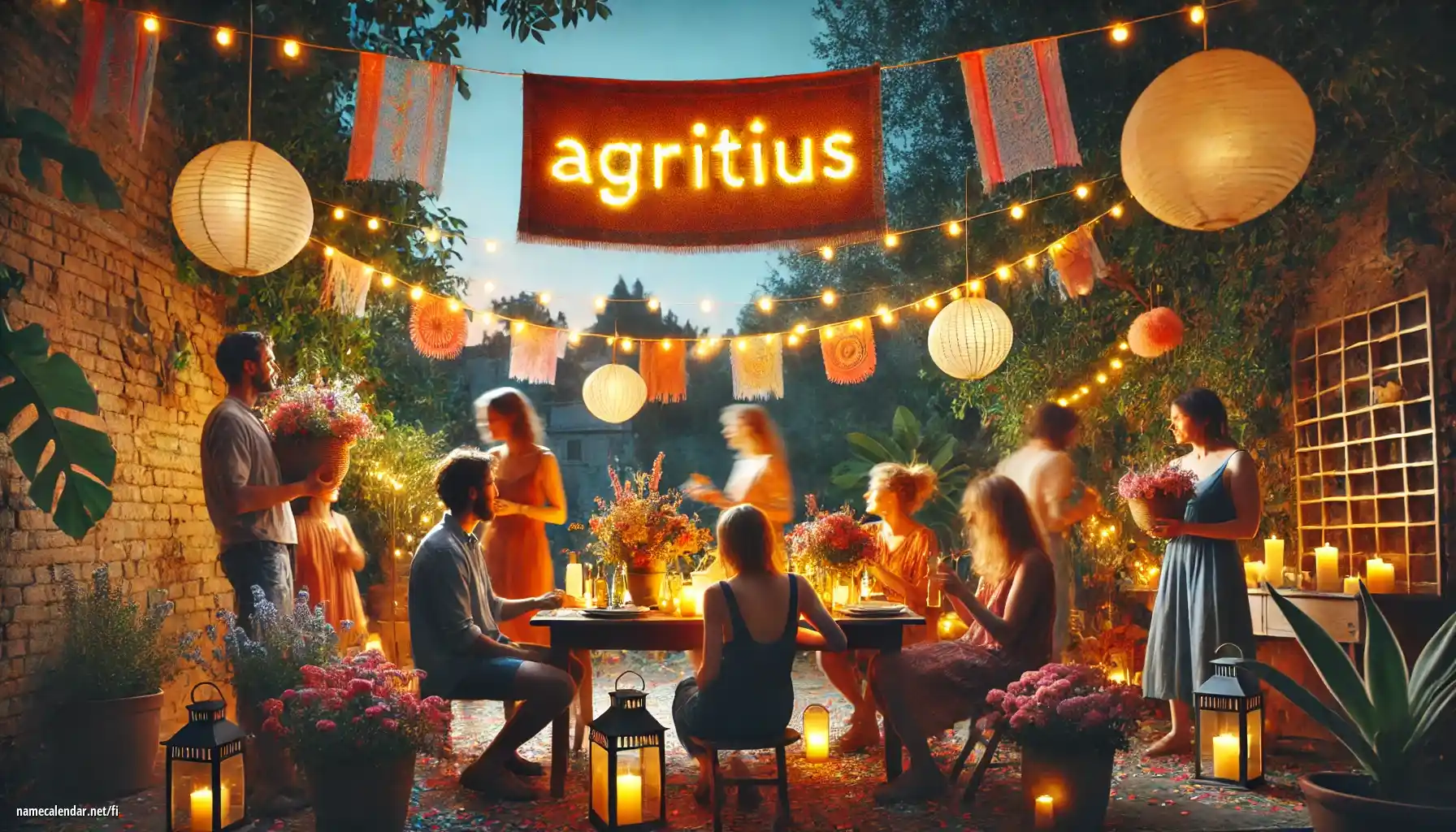 Nimipäivän ja nimen juhliminen - Agritius