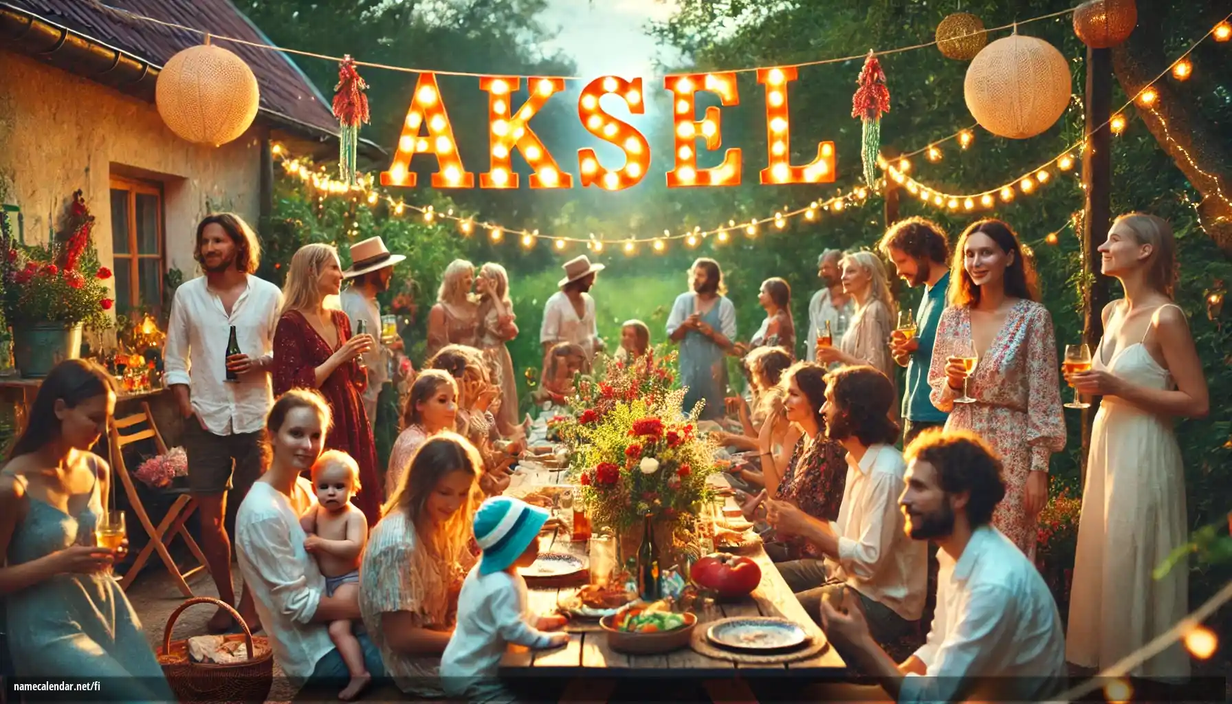 Nimipäivän ja nimen juhliminen - Aksel