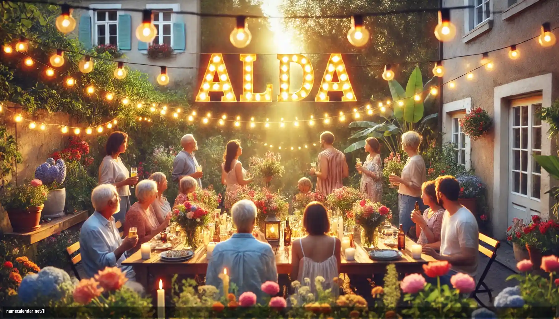 Nimipäivän ja nimen juhliminen - Alda