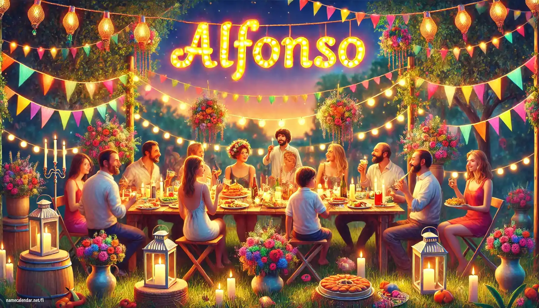 Nimipäivän ja nimen juhliminen - Alfonso