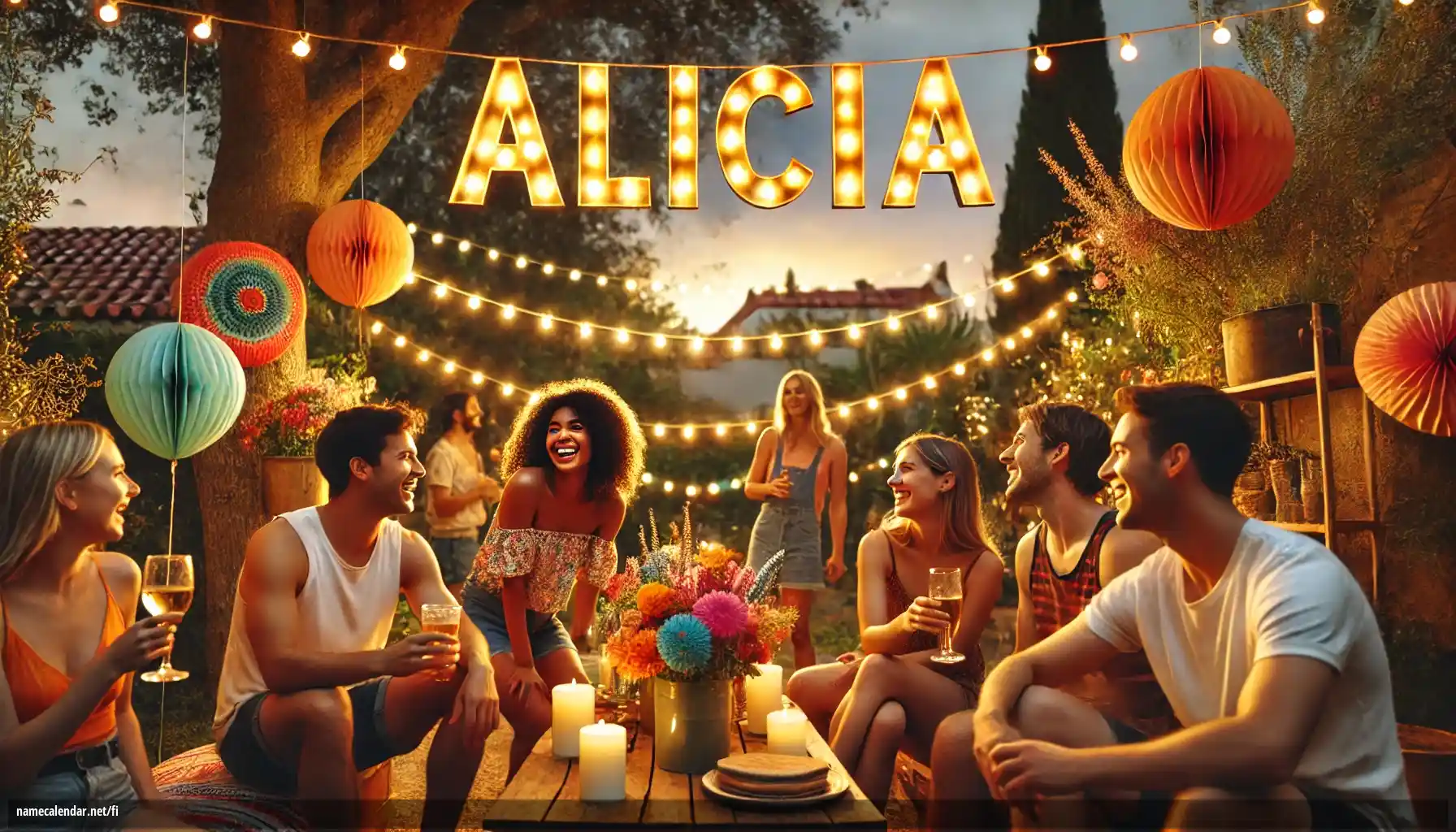 Nimipäivän ja nimen juhliminen - Alicia