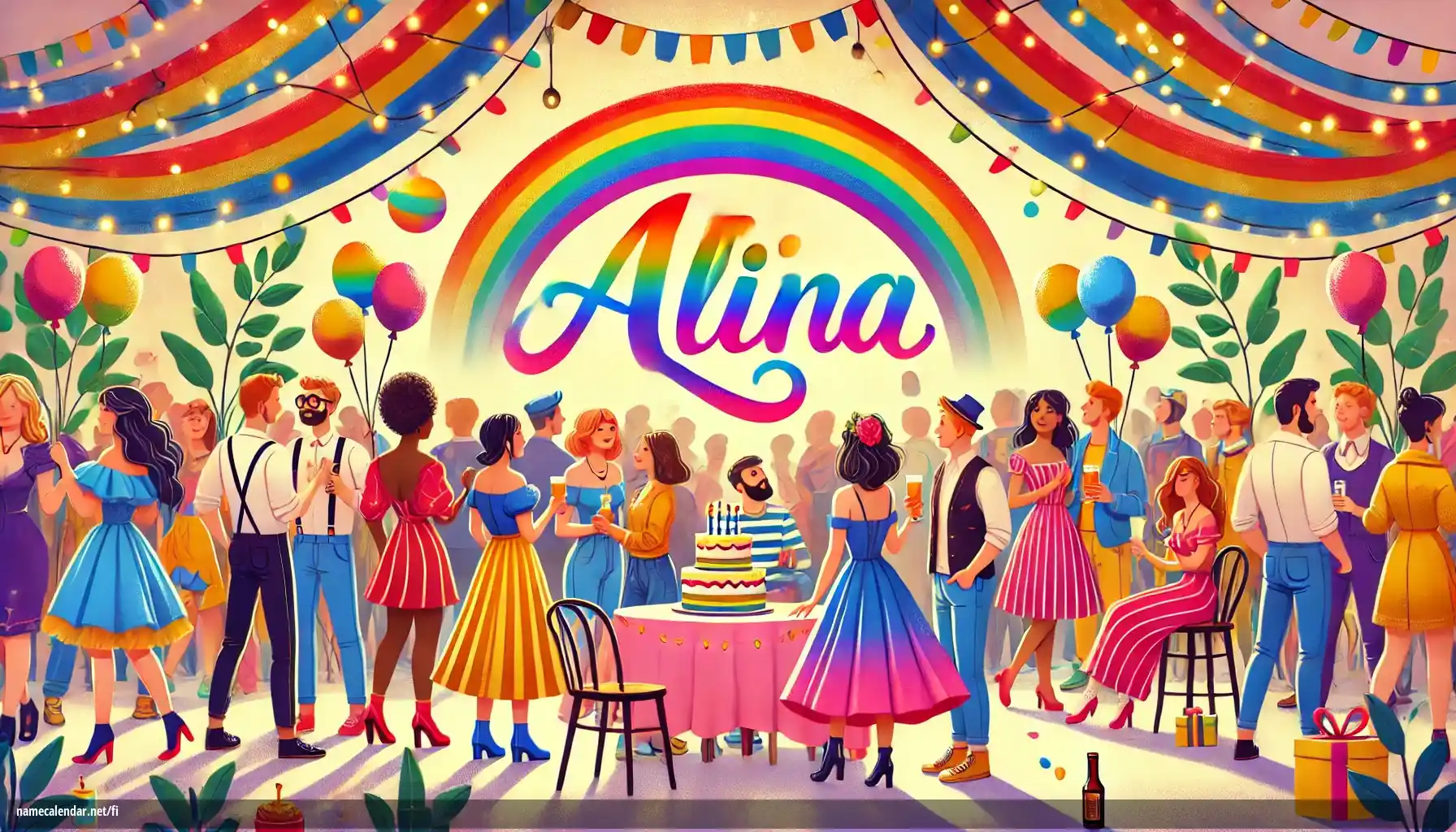 Nimipäivän ja nimen juhliminen - Alina