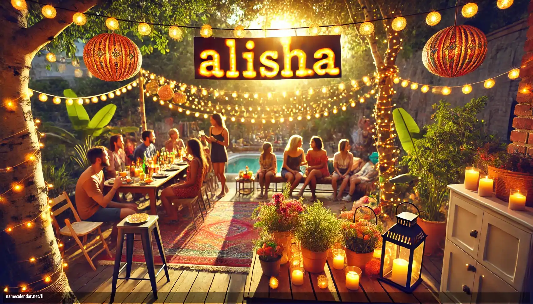 Nimipäivän ja nimen juhliminen - Alisha