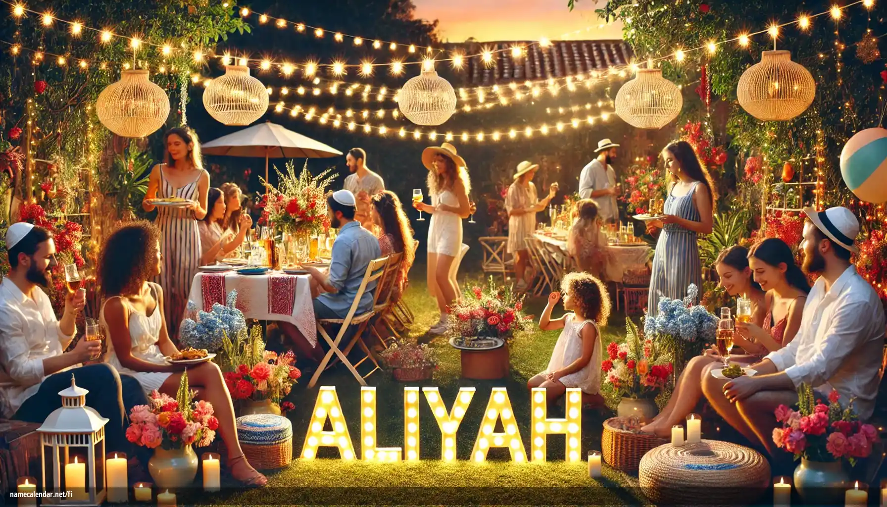 Nimipäivän ja nimen juhliminen - Aliyah