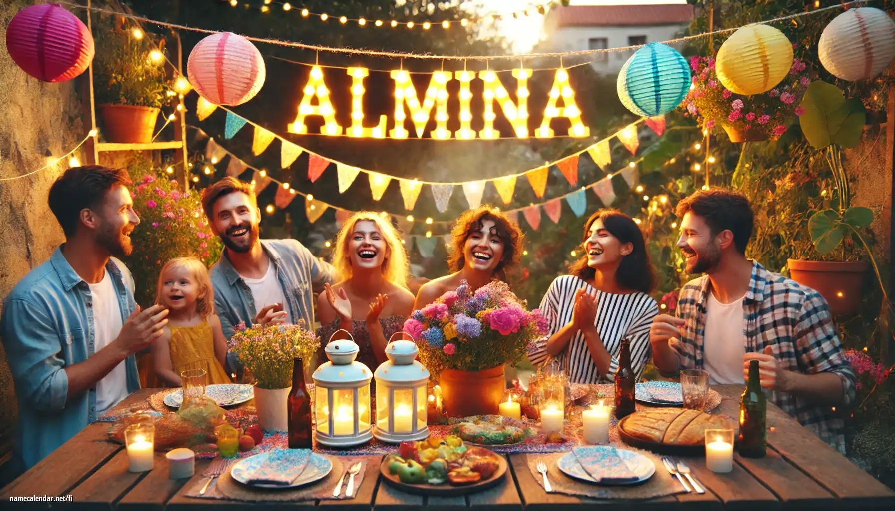 Nimipäivän ja nimen juhliminen - Almina