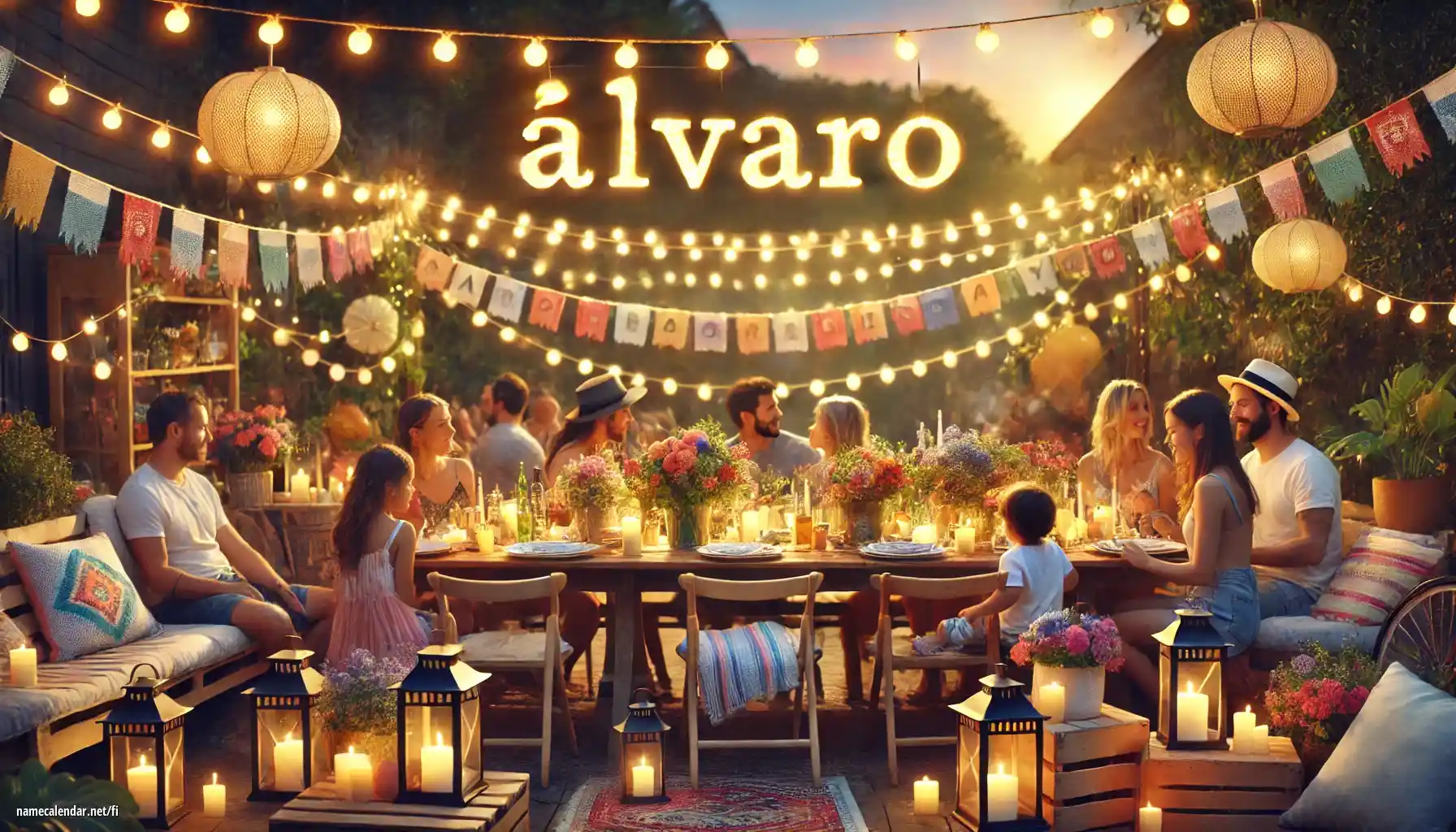 Nimipäivän ja nimen juhliminen - Alvaro