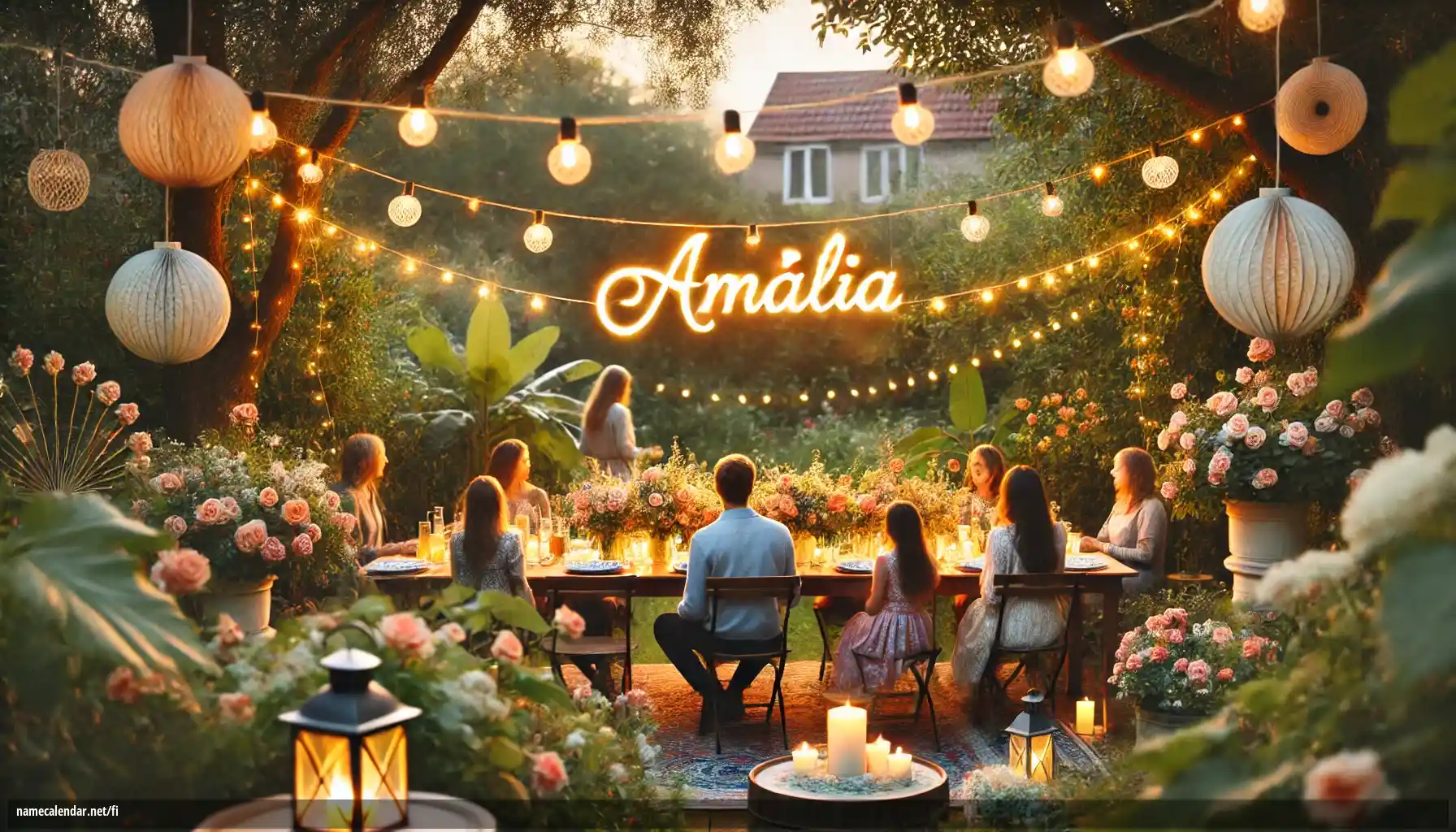 Nimipäivän ja nimen juhliminen - Amália