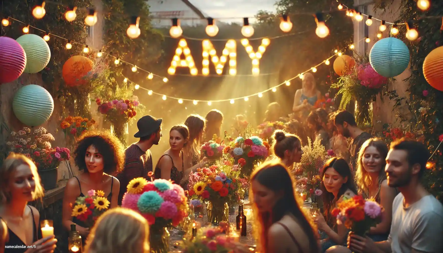 Nimipäivän ja nimen juhliminen - Amy