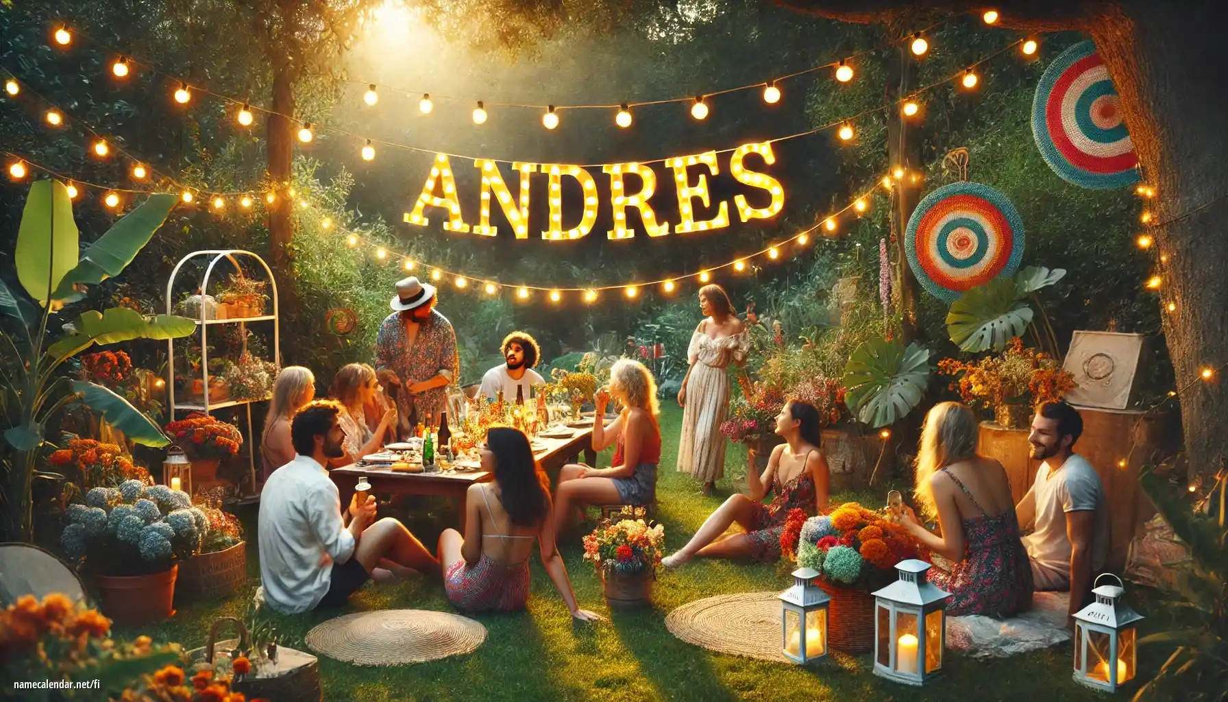 Nimipäivän ja nimen juhliminen - Andrés