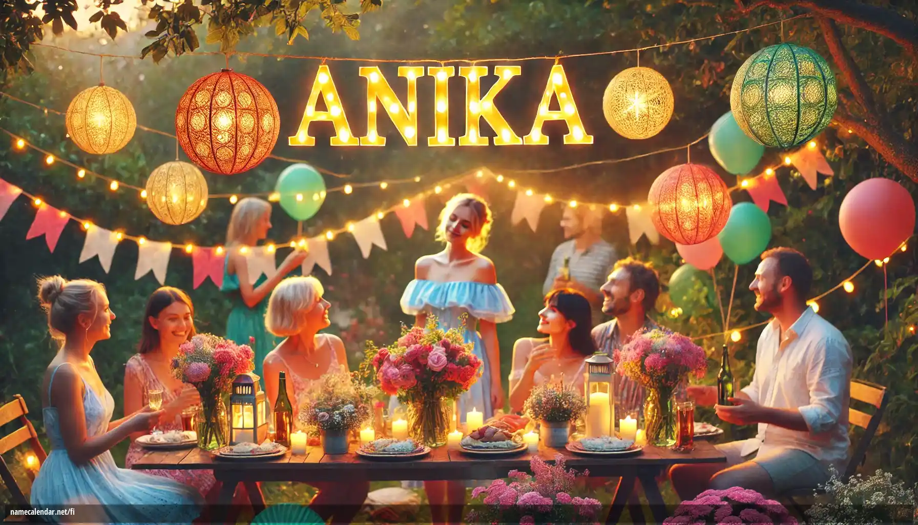 Nimipäivän ja nimen juhliminen - Anika