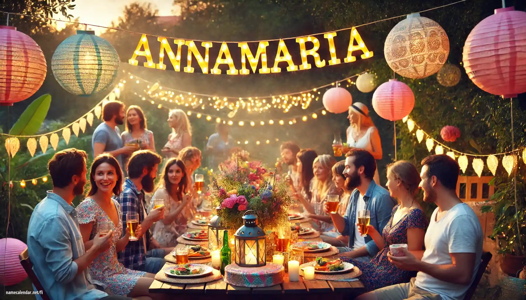 Nimipäivän ja nimen juhliminen - Annamaria