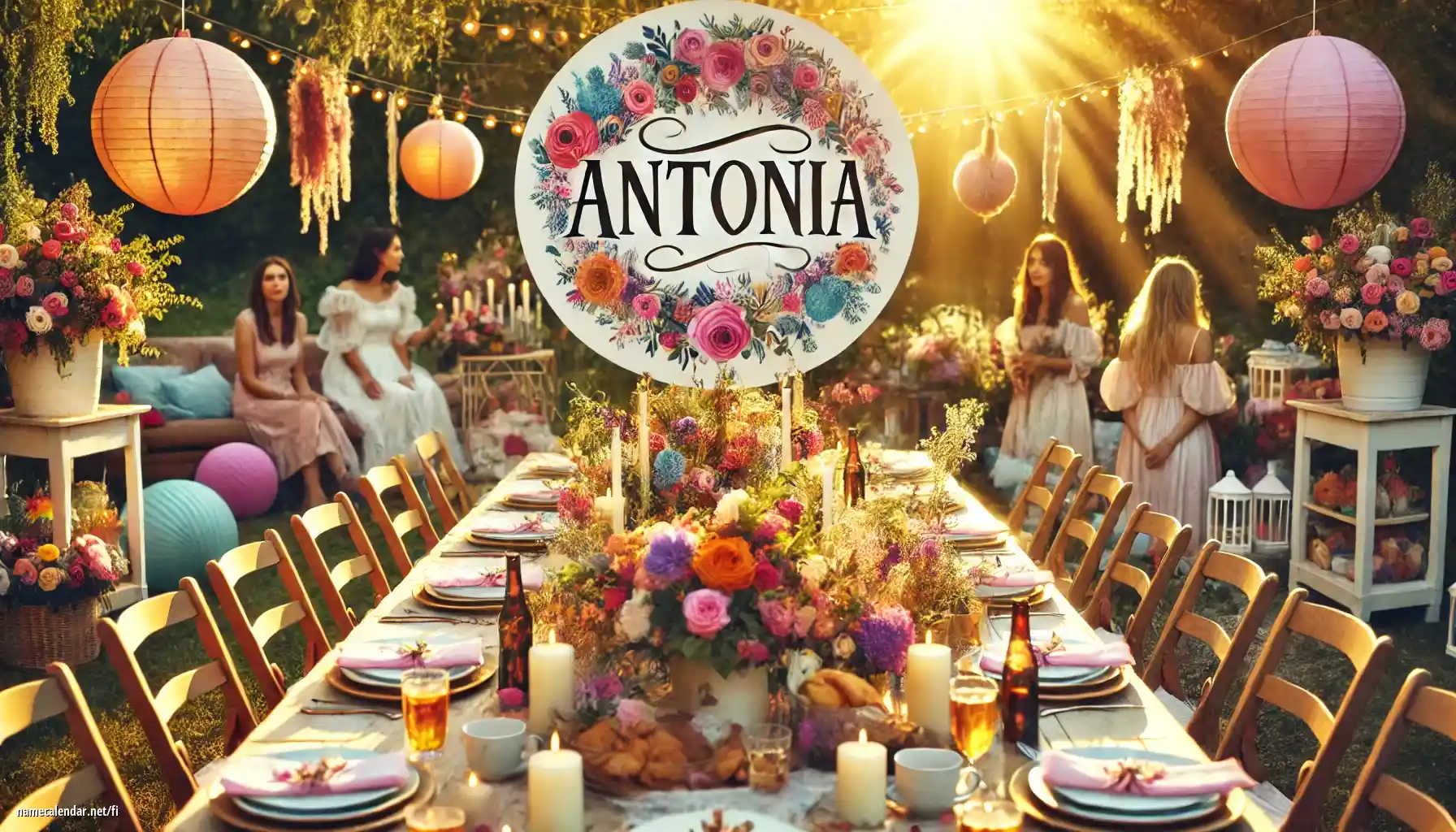 Nimipäivän ja nimen juhliminen - Antonia