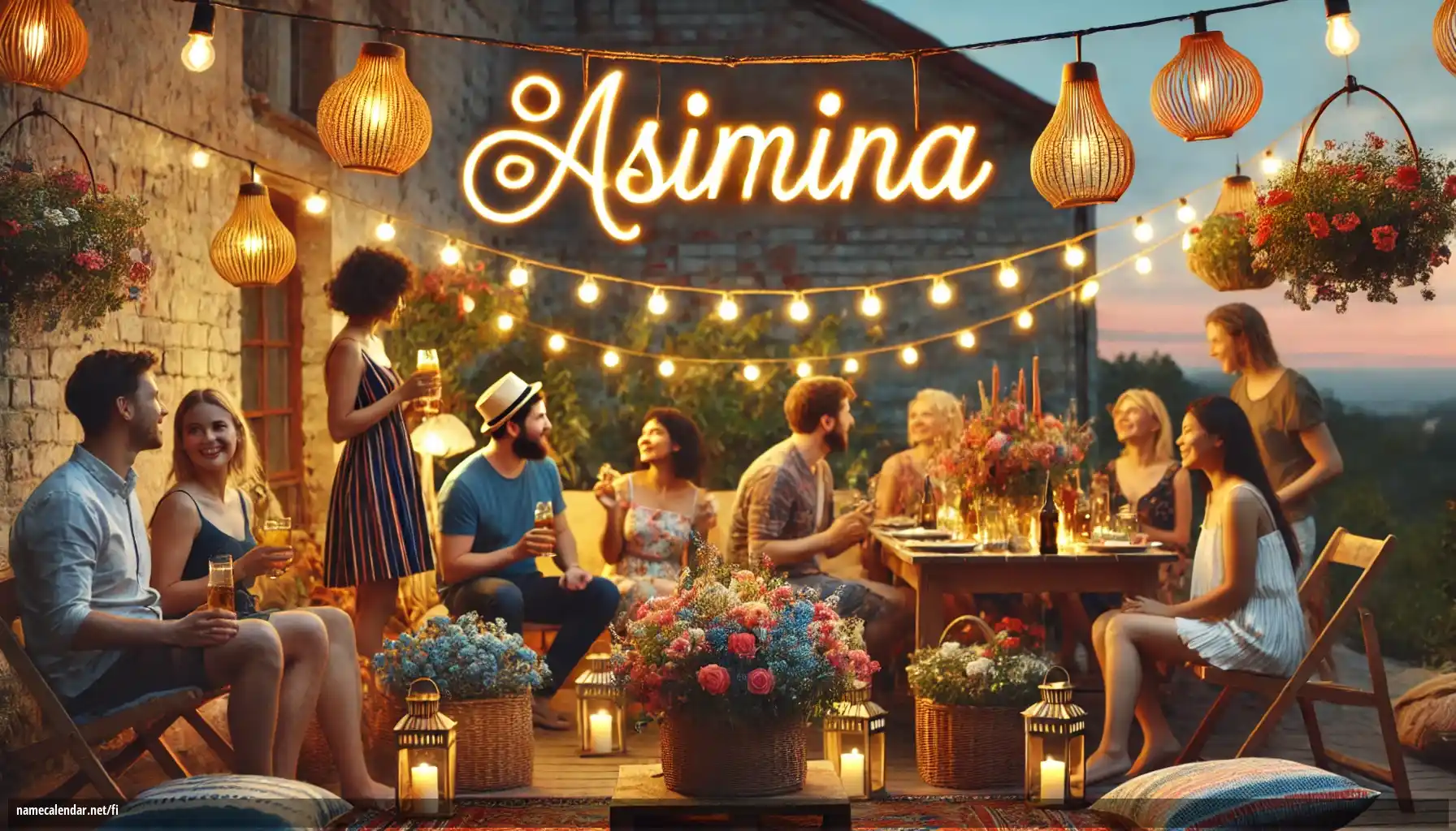 Nimipäivän ja nimen juhliminen - Asimina