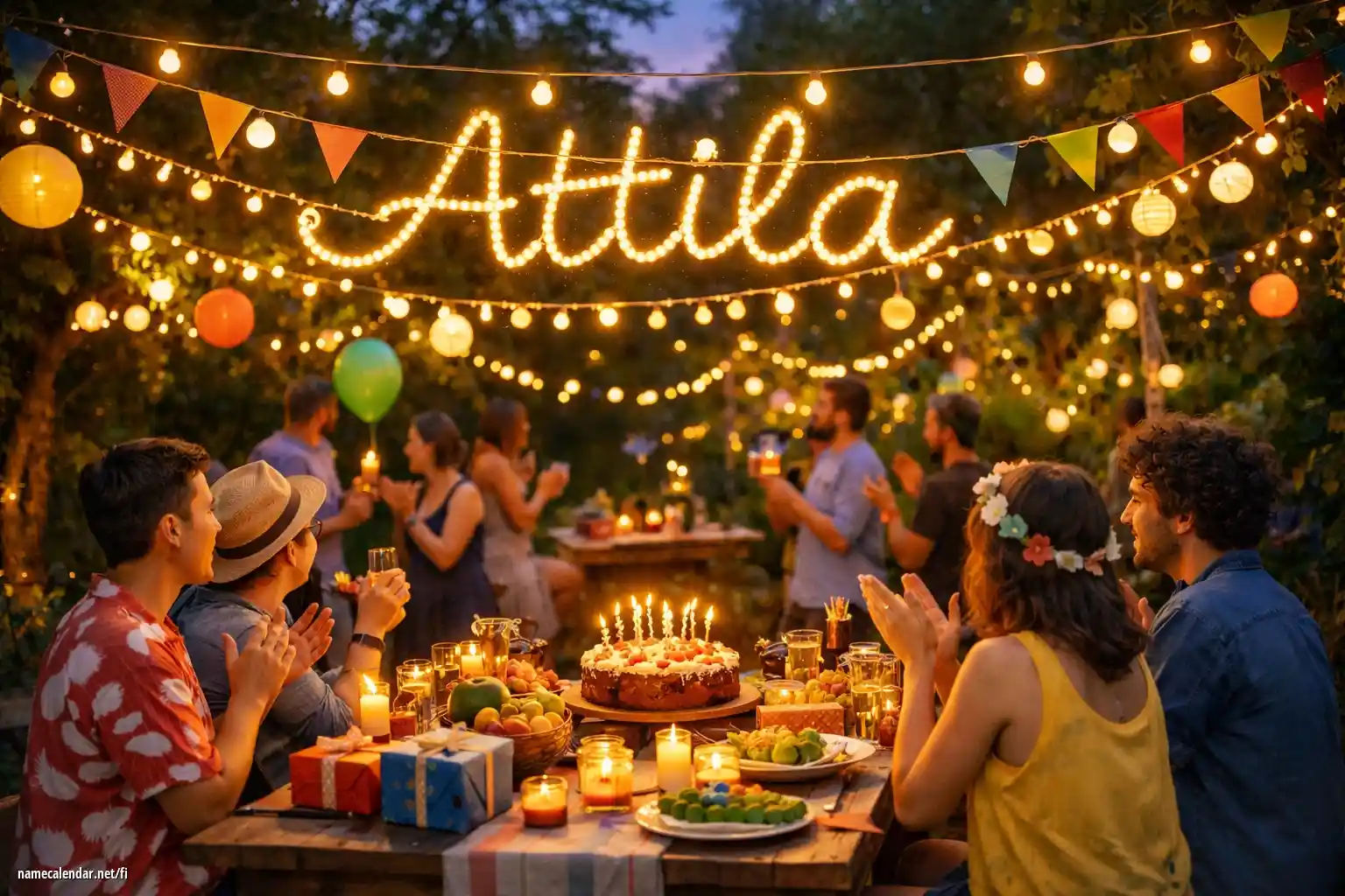 Nimipäivän ja nimen juhliminen - Attila