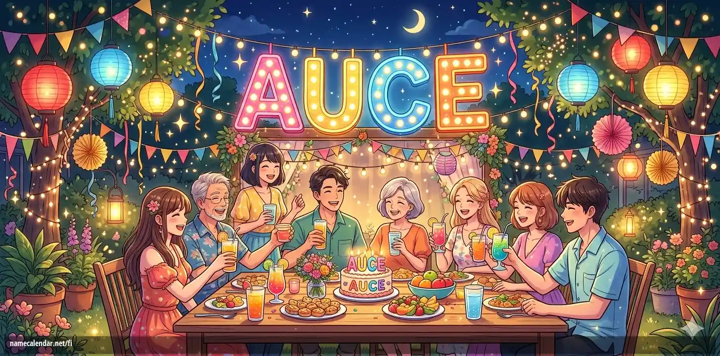 Nimipäivän ja nimen juhliminen - Auce