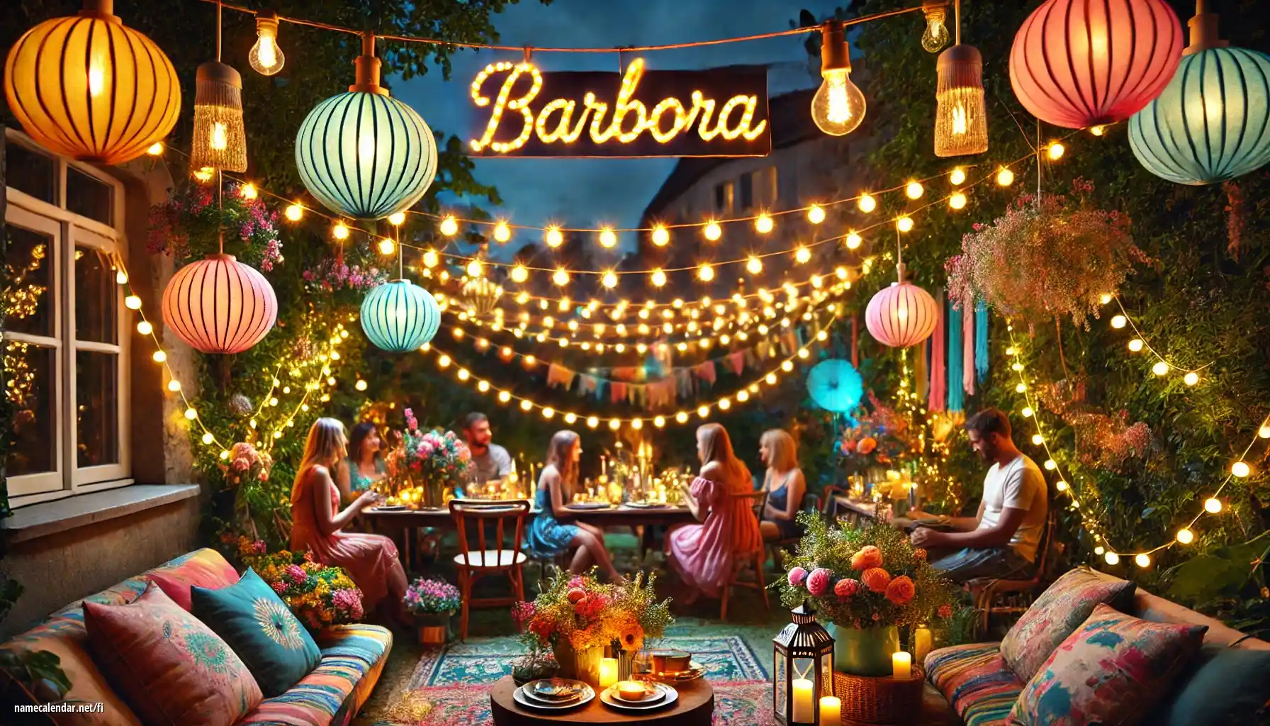 Nimipäivän ja nimen juhliminen - Barbora