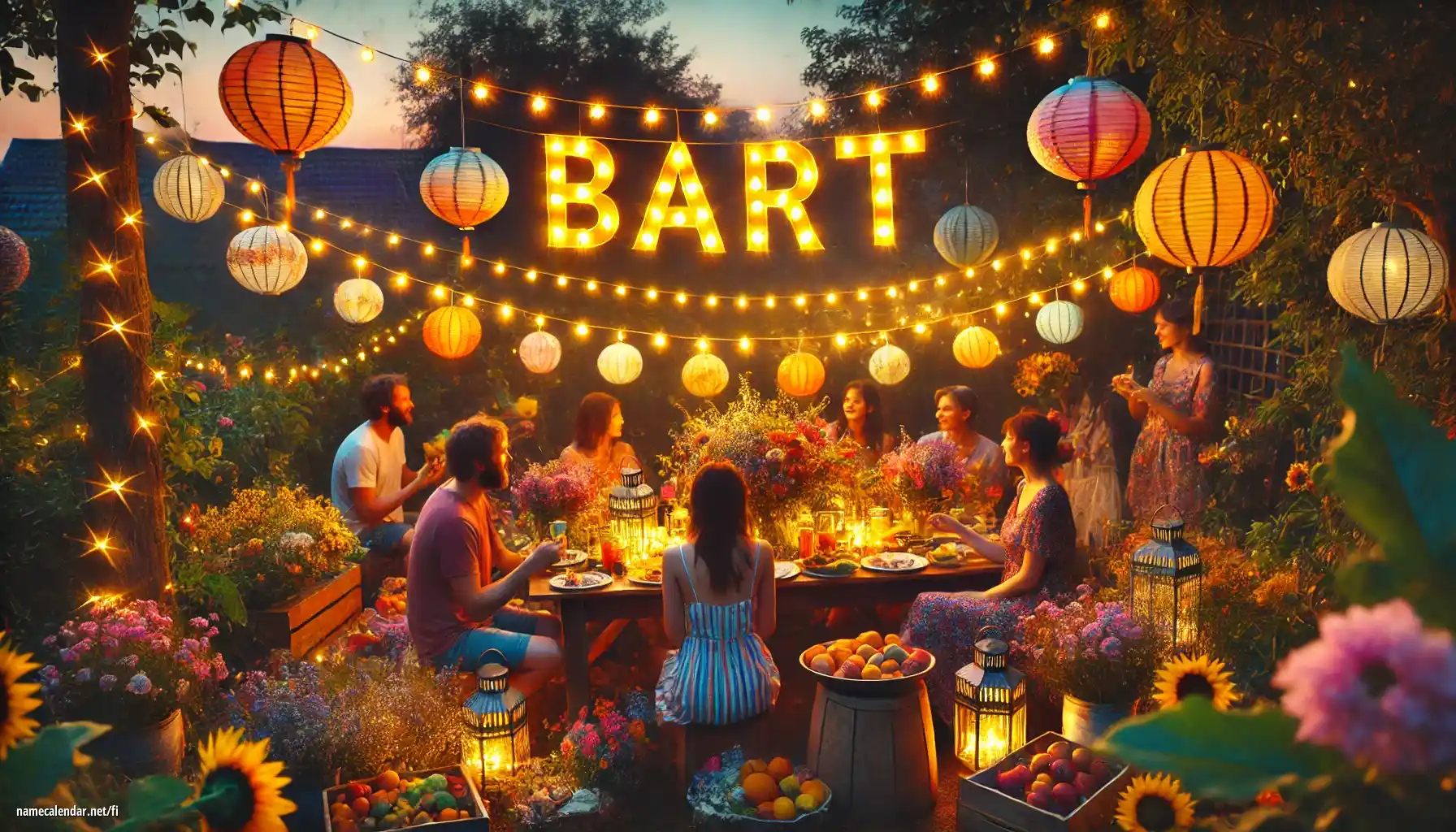 Nimipäivän ja nimen juhliminen - Bart