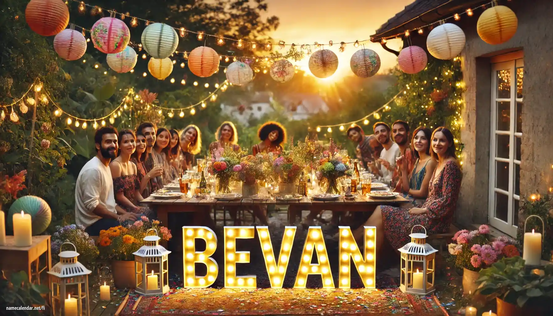 Nimipäivän ja nimen juhliminen - Bevan