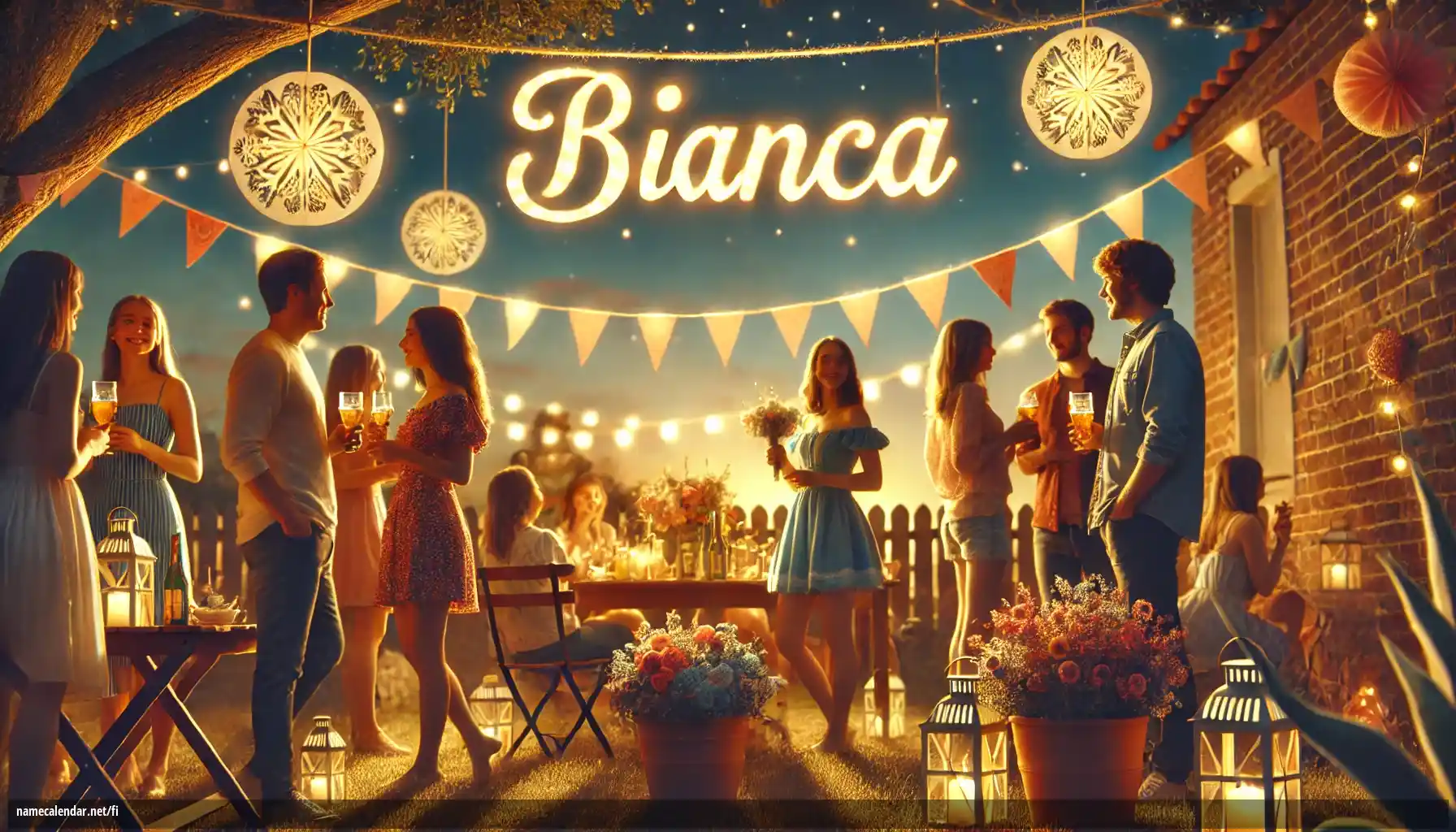 Nimipäivän ja nimen juhliminen - Bianca