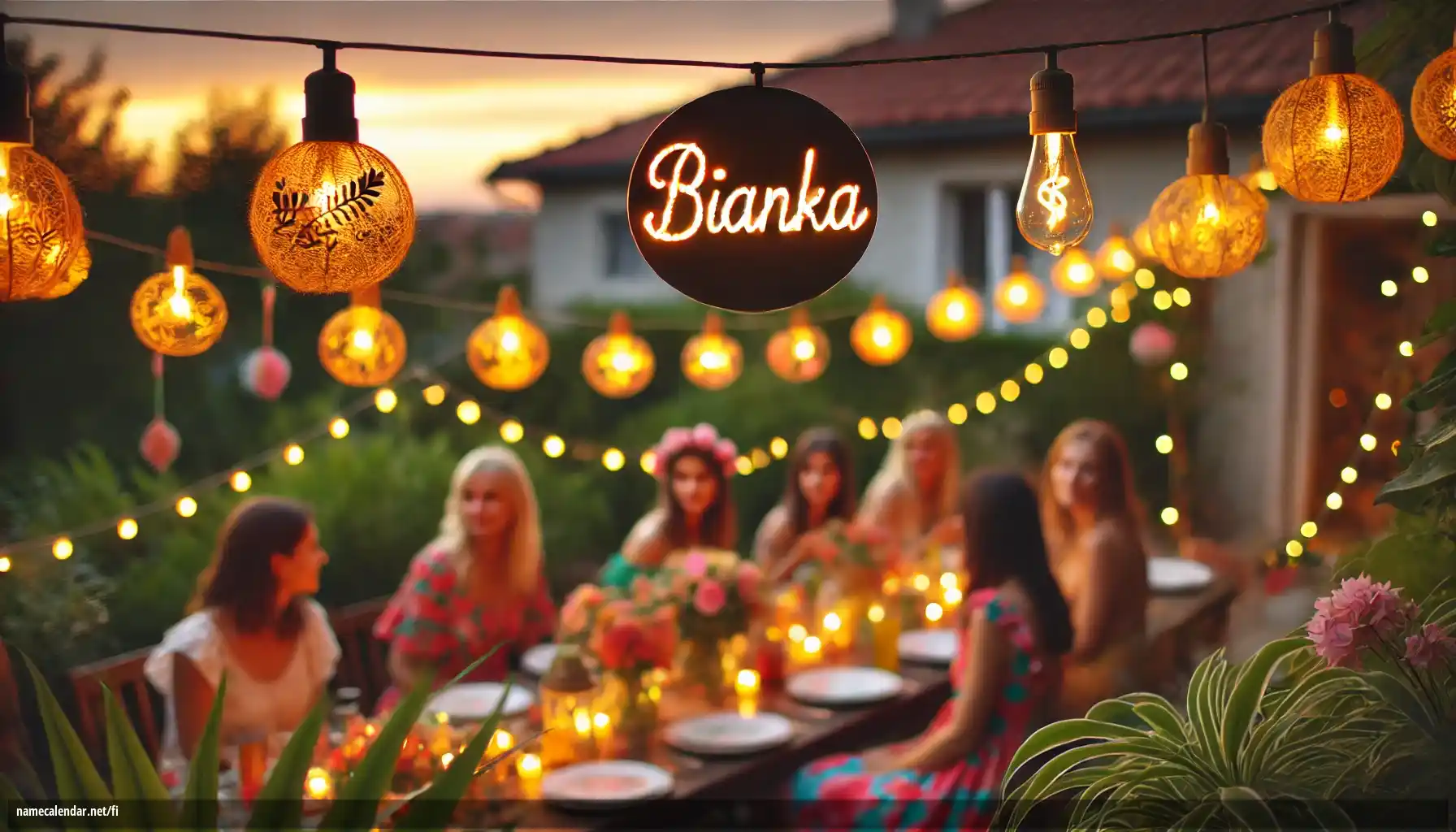 Nimipäivän ja nimen juhliminen - Bianka