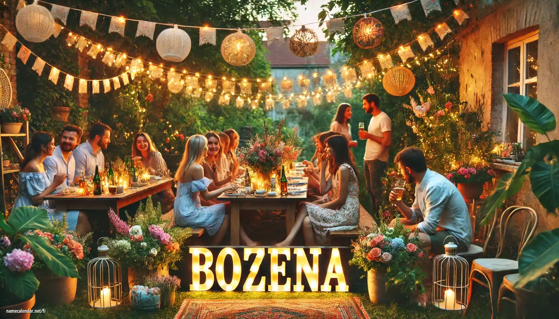 Nimipäivän ja nimen juhliminen - Božena