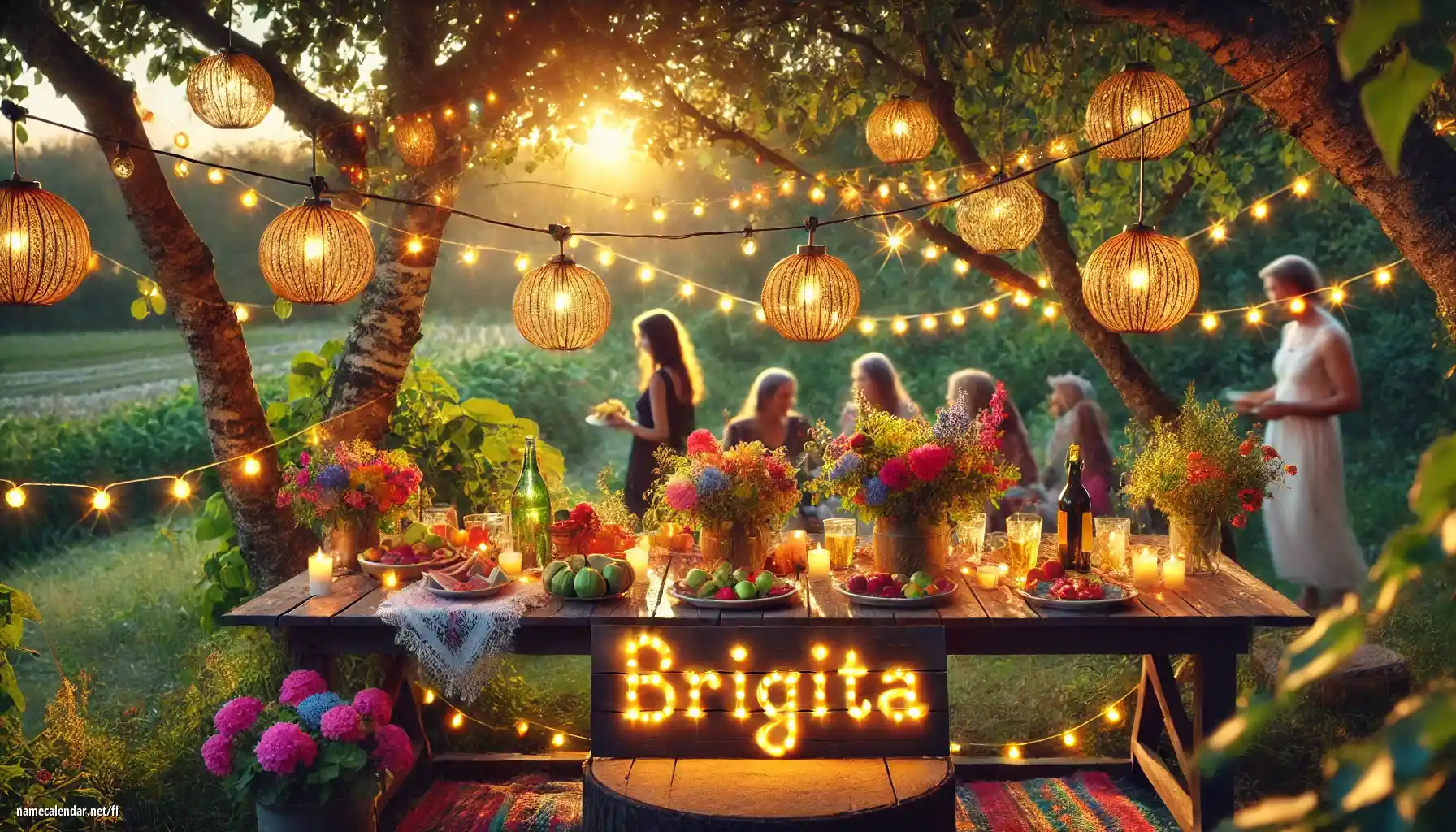 Nimipäivän ja nimen juhliminen - Brigita