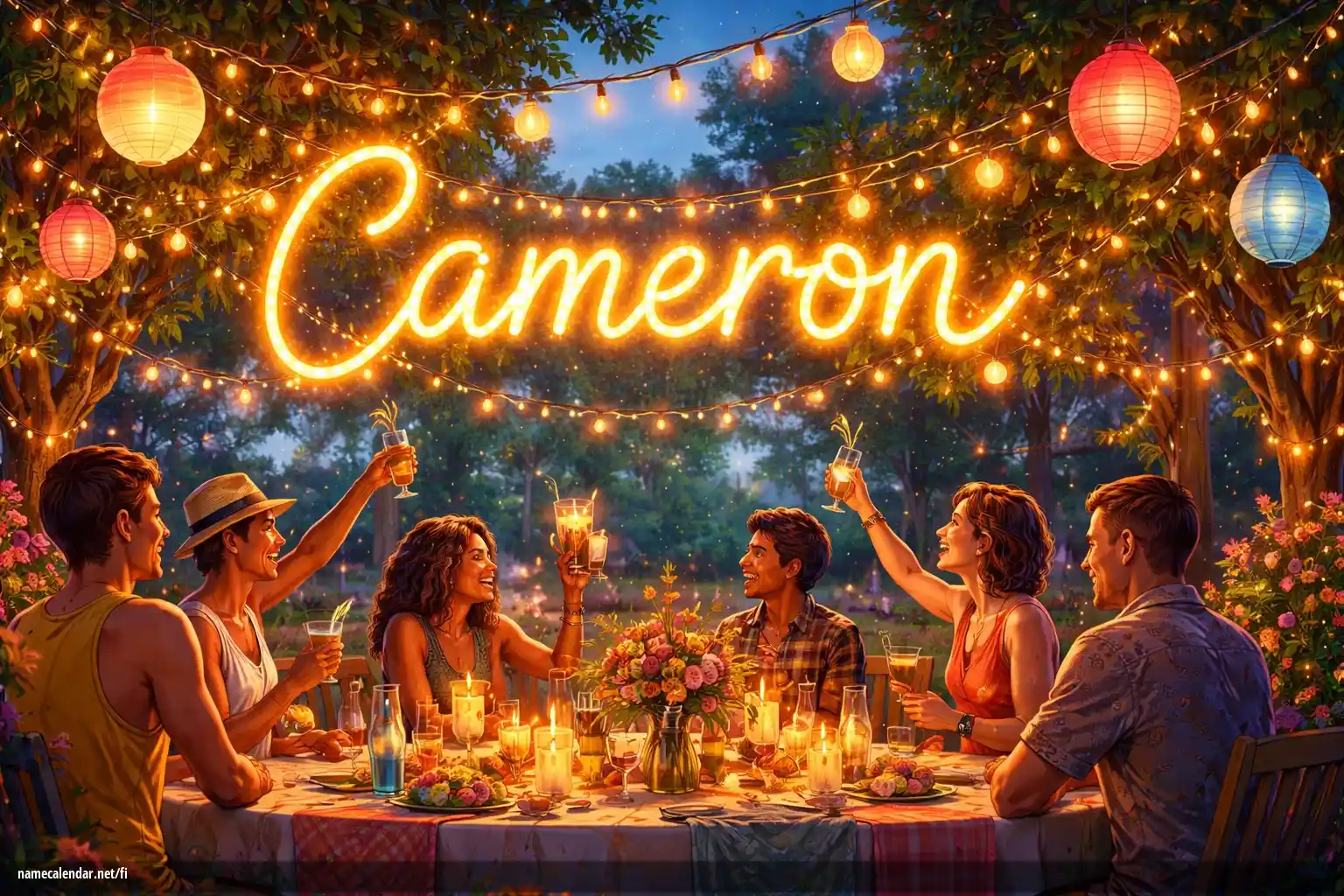 Nimipäivän ja nimen juhliminen - Cameron
