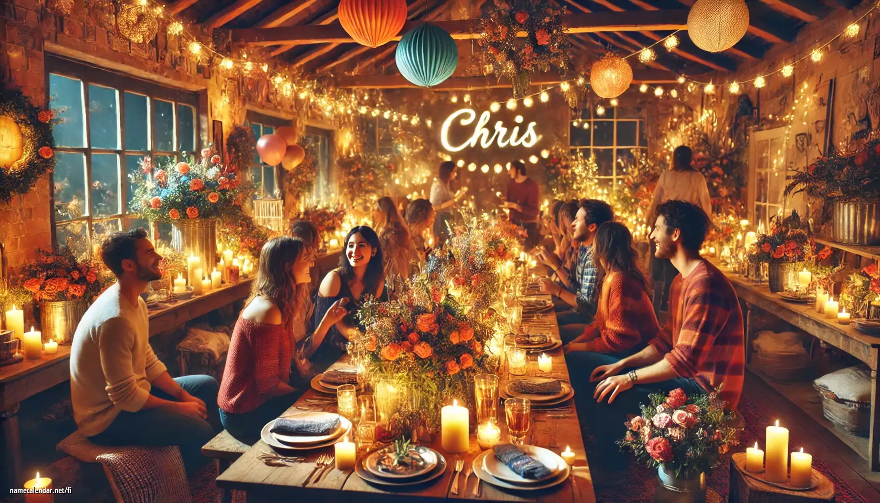 Nimipäivän ja nimen juhliminen - Chris