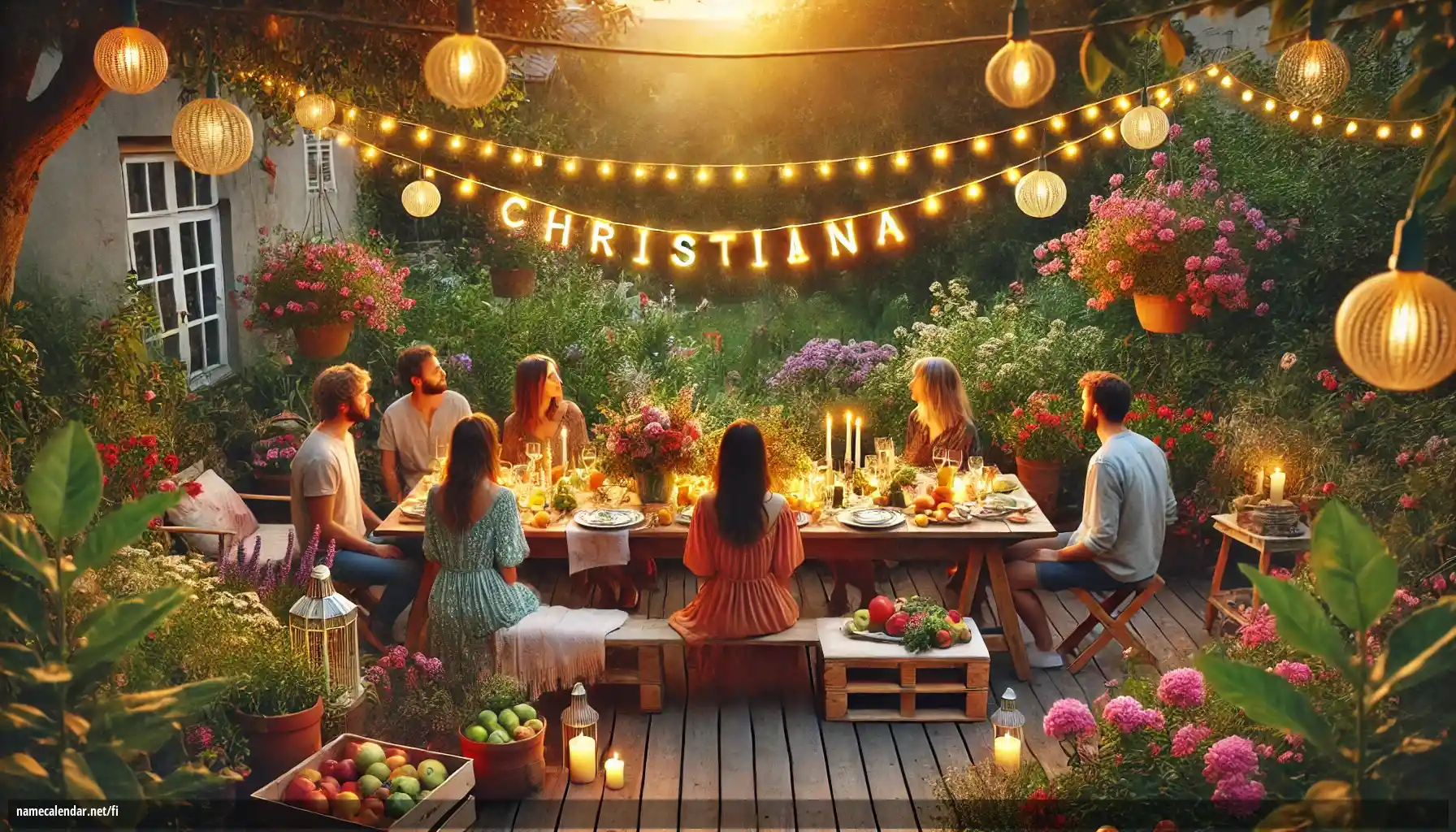 Nimipäivän ja nimen juhliminen - Christiana