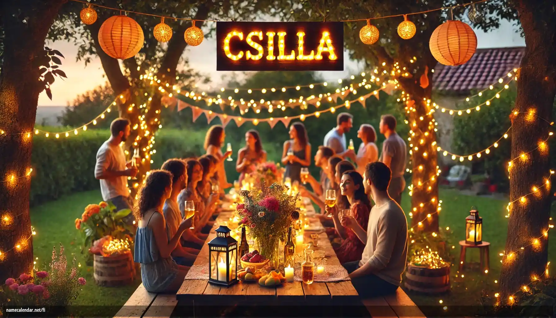 Nimipäivän ja nimen juhliminen - Csilla