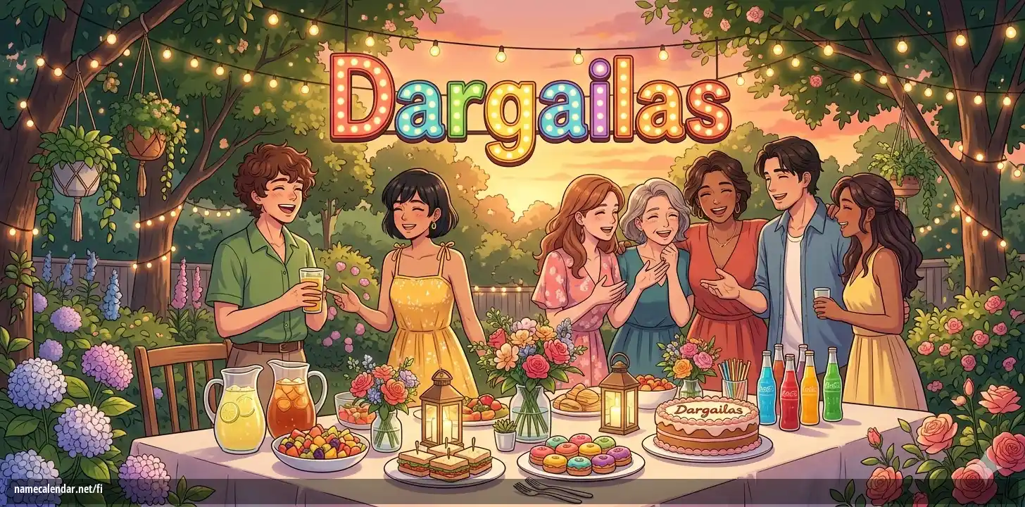Nimipäivän ja nimen juhliminen - Dargailas