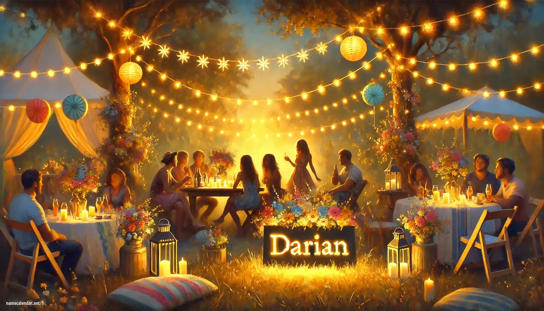 Nimipäivän ja nimen juhliminen - Darian