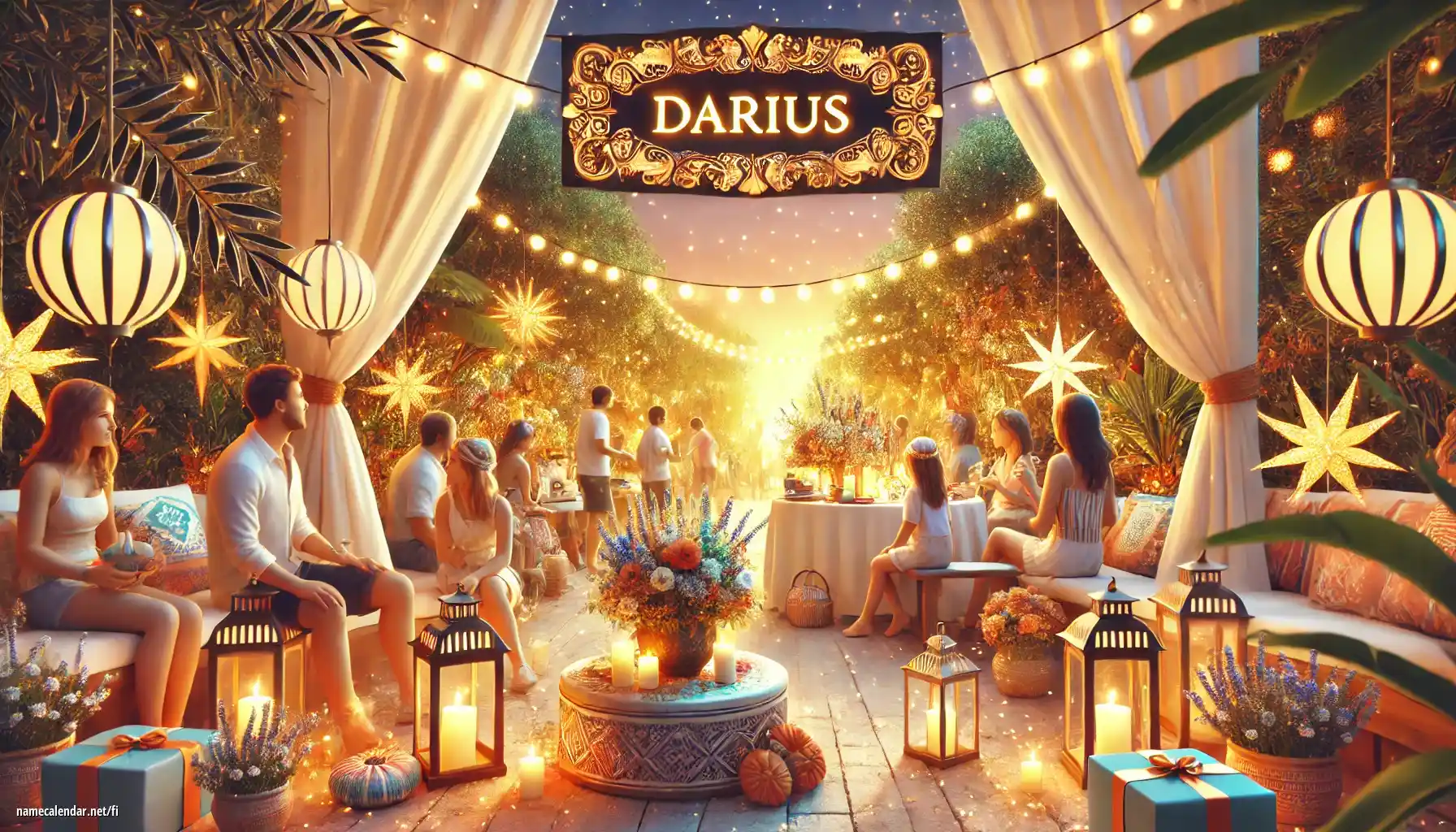 Nimipäivän ja nimen juhliminen - Darius