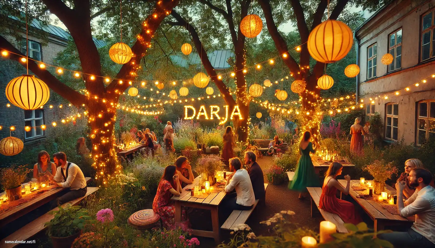 Nimipäivän ja nimen juhliminen - Darja