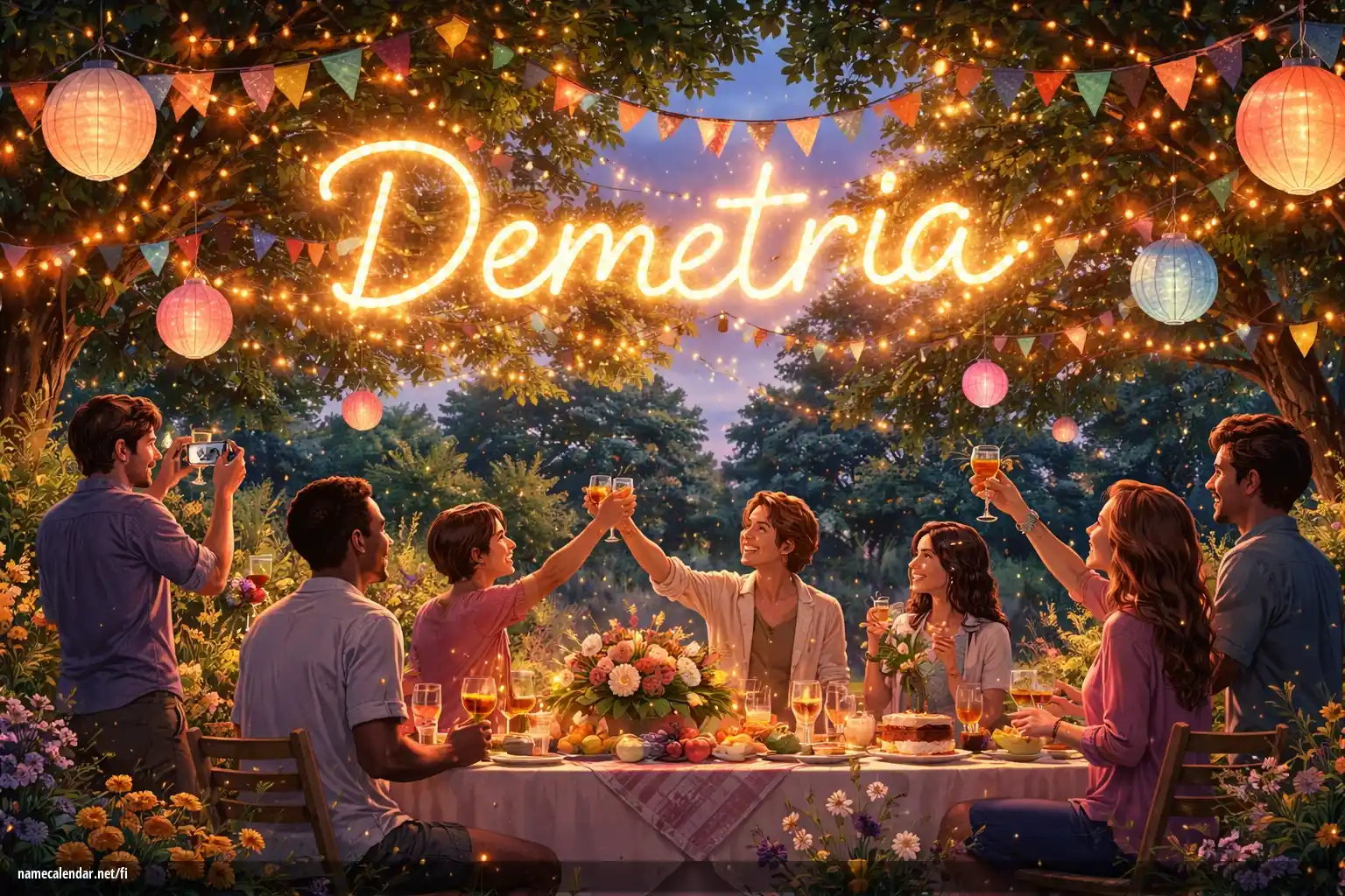 Nimipäivän ja nimen juhliminen - Demetria