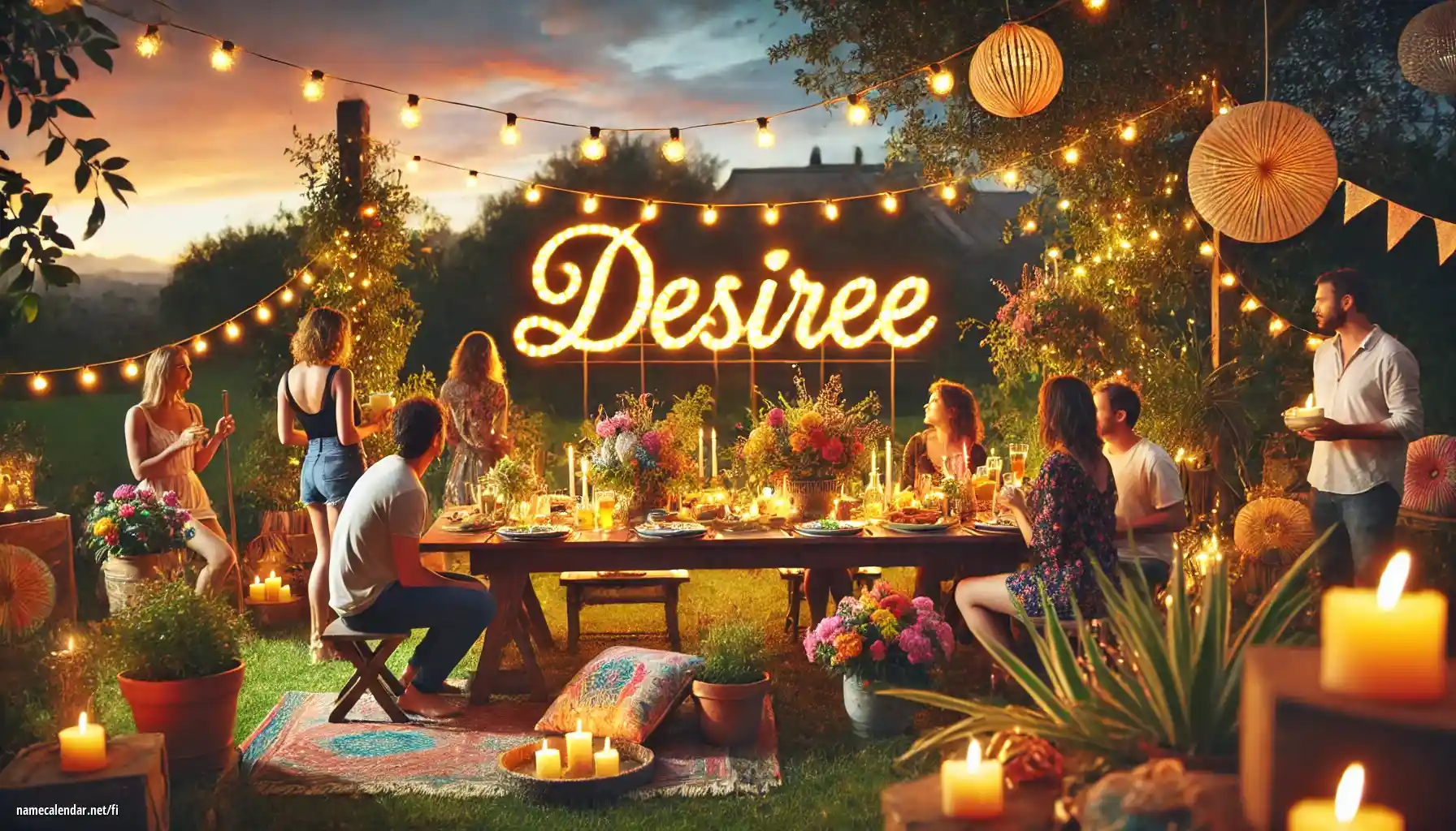 Nimipäivän ja nimen juhliminen - Desiree