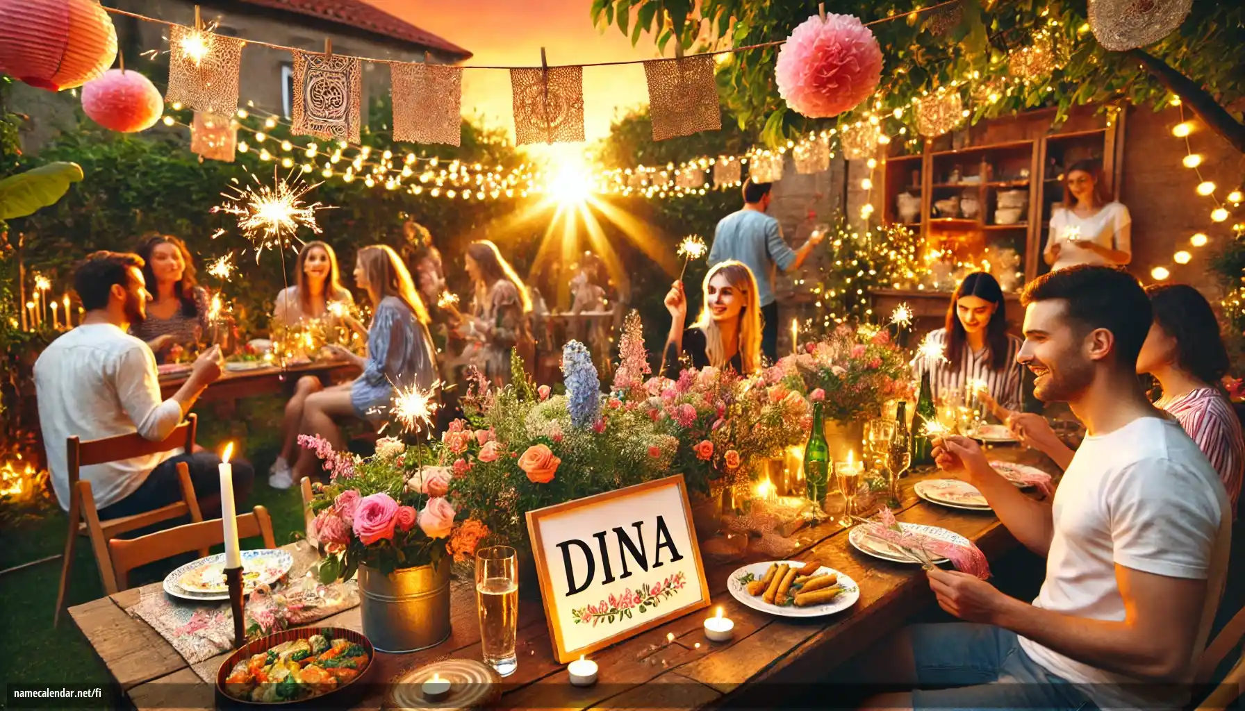 Nimipäivän ja nimen juhliminen - Dina