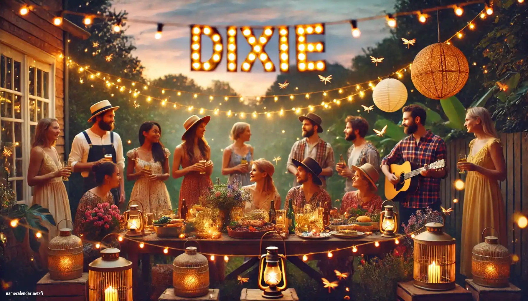 Nimipäivän ja nimen juhliminen - Dixie