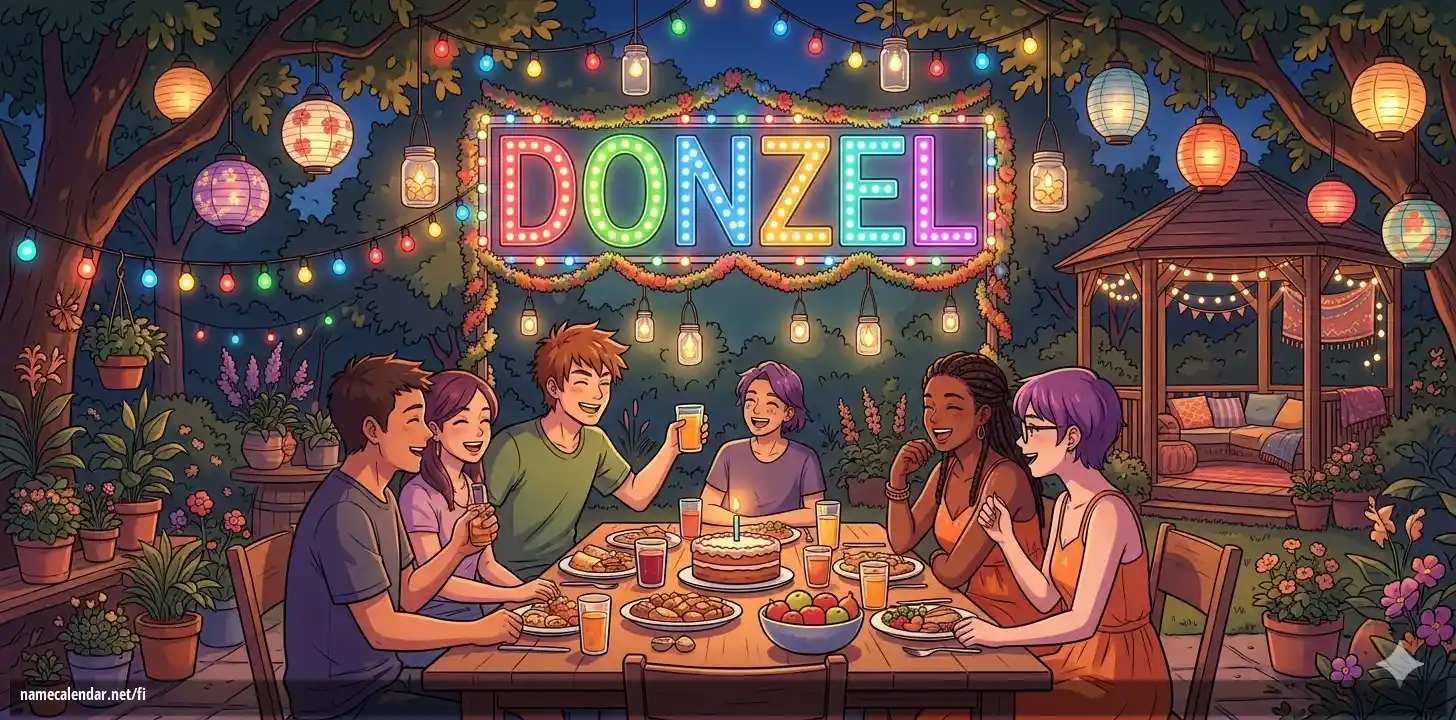 Nimipäivän ja nimen juhliminen - Donzel