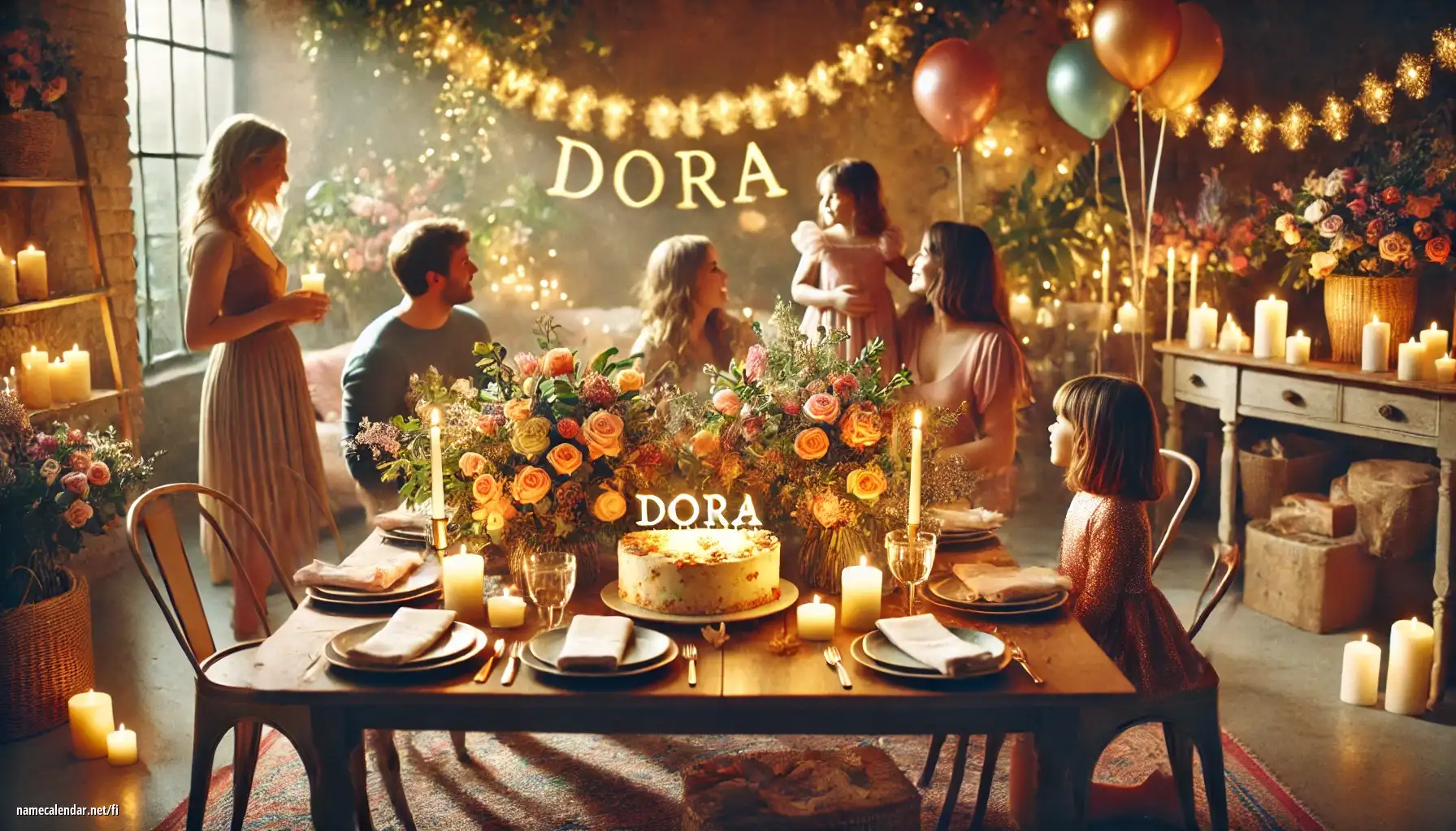 Nimipäivän ja nimen juhliminen - Dora